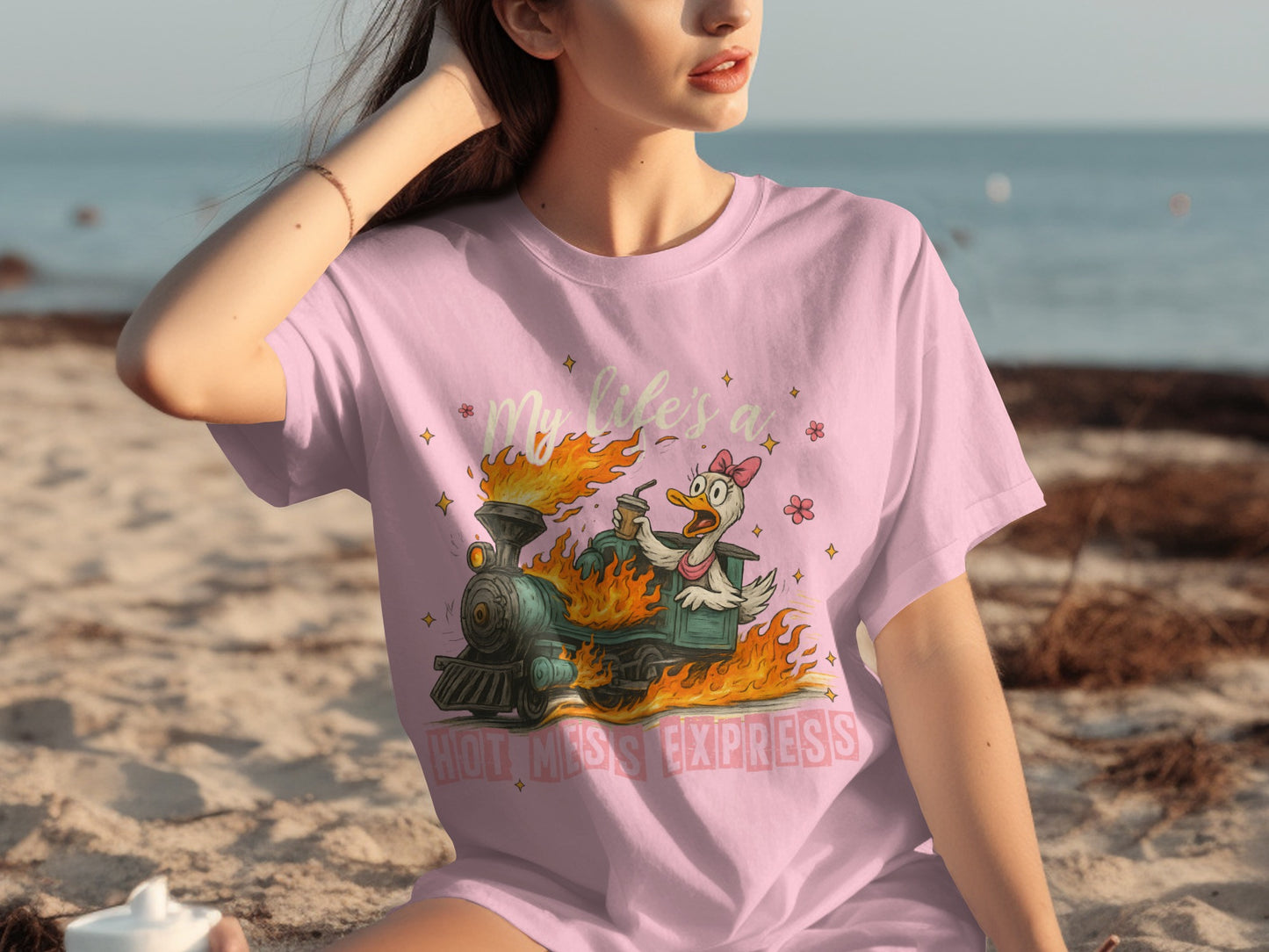 My Life's a Hot Mess Express Graphic Tee