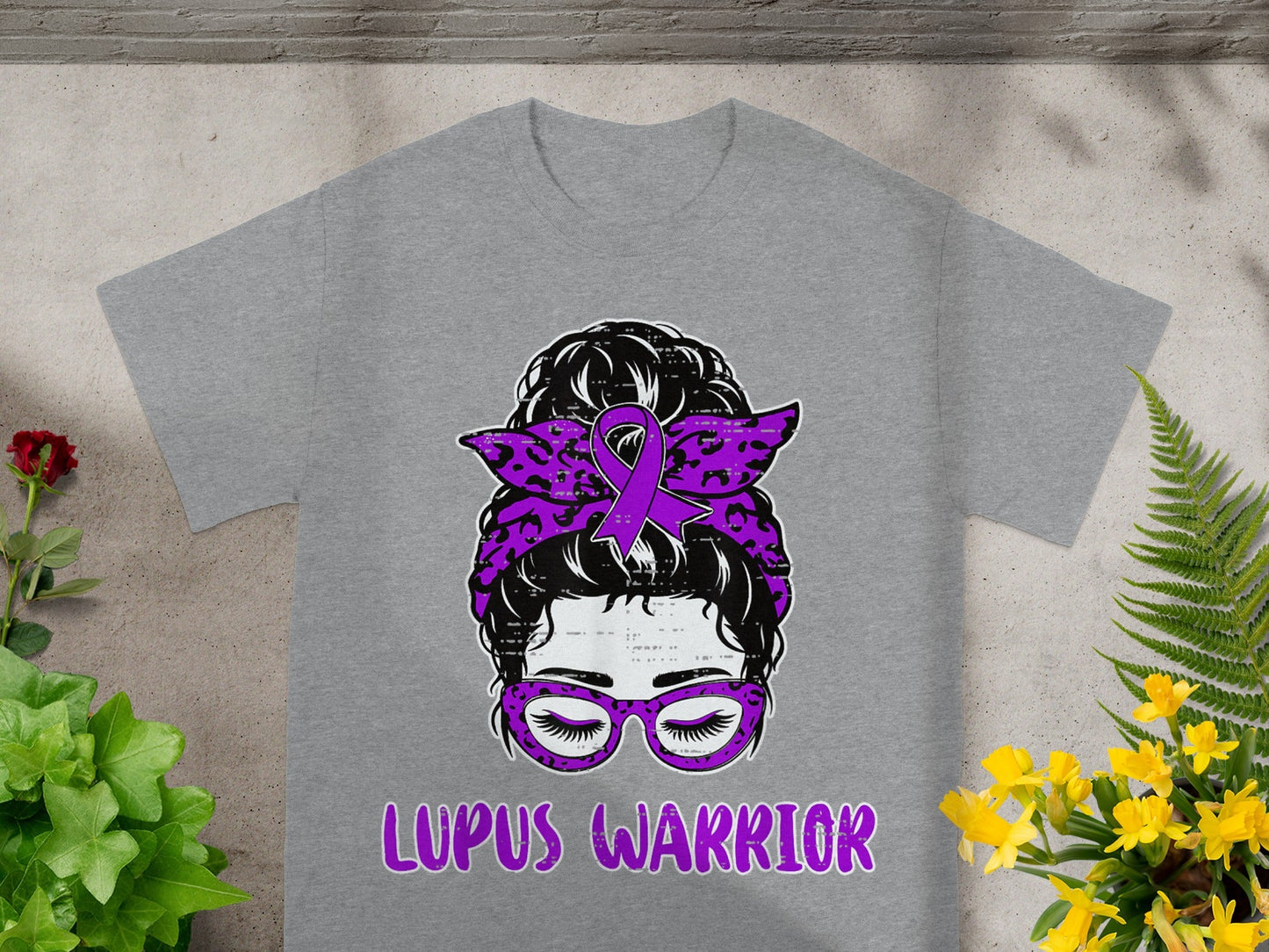 Lupus Warrior Purple Ribbon Awareness T-shirt