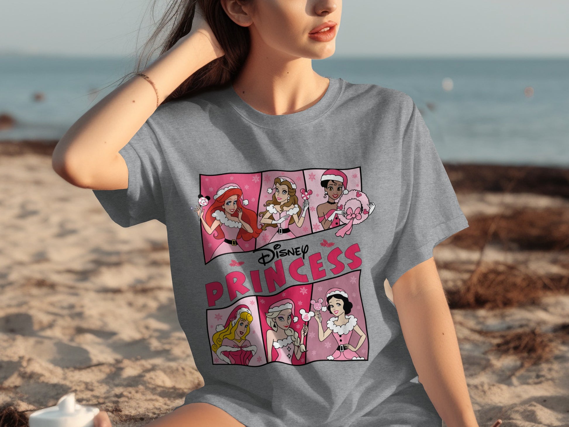 Disney Princess Graphic Tee for Women Mandala Lovers