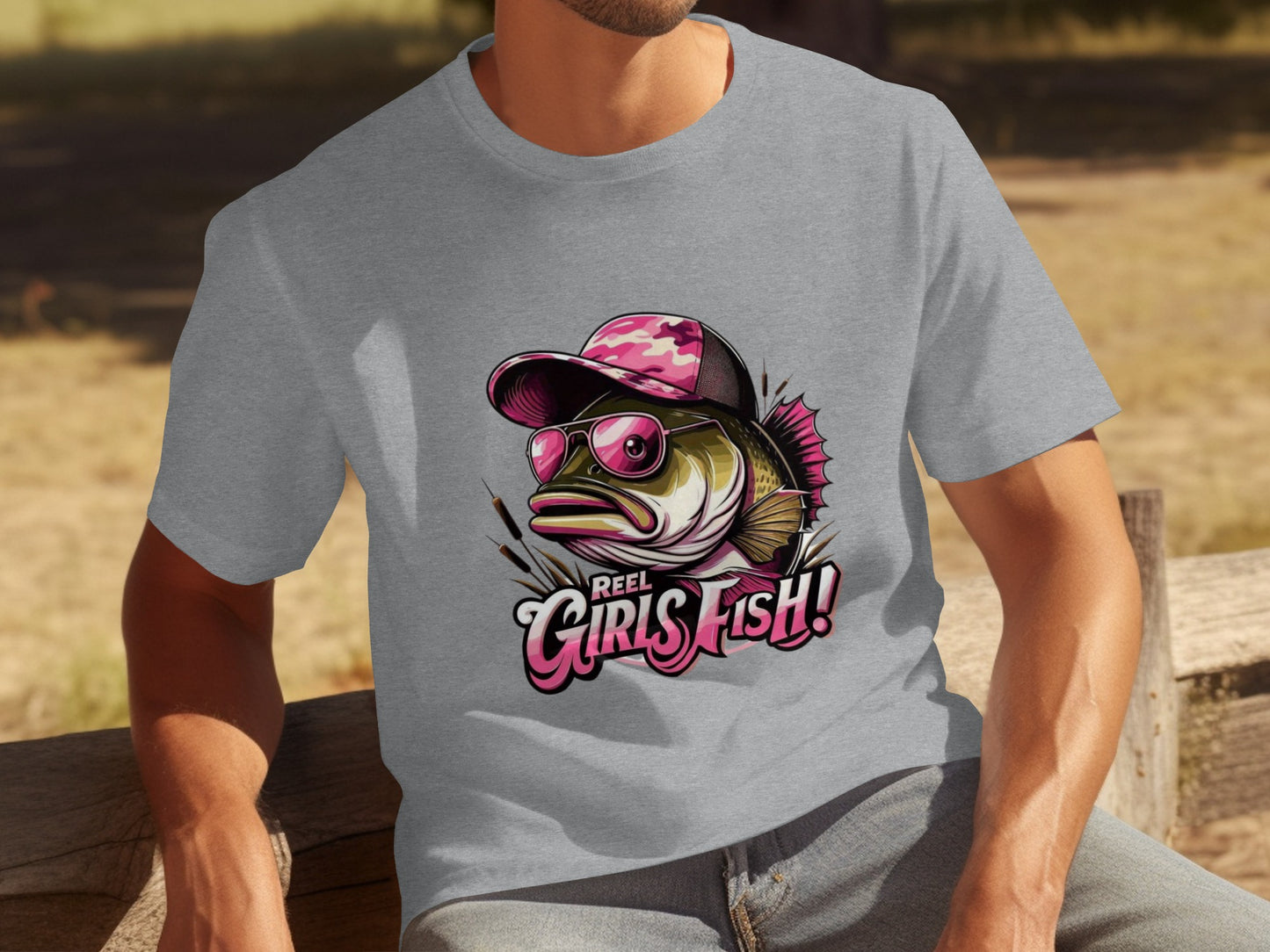 Reel Girls Fish Graphic Tee for Fishing Enthusiasts