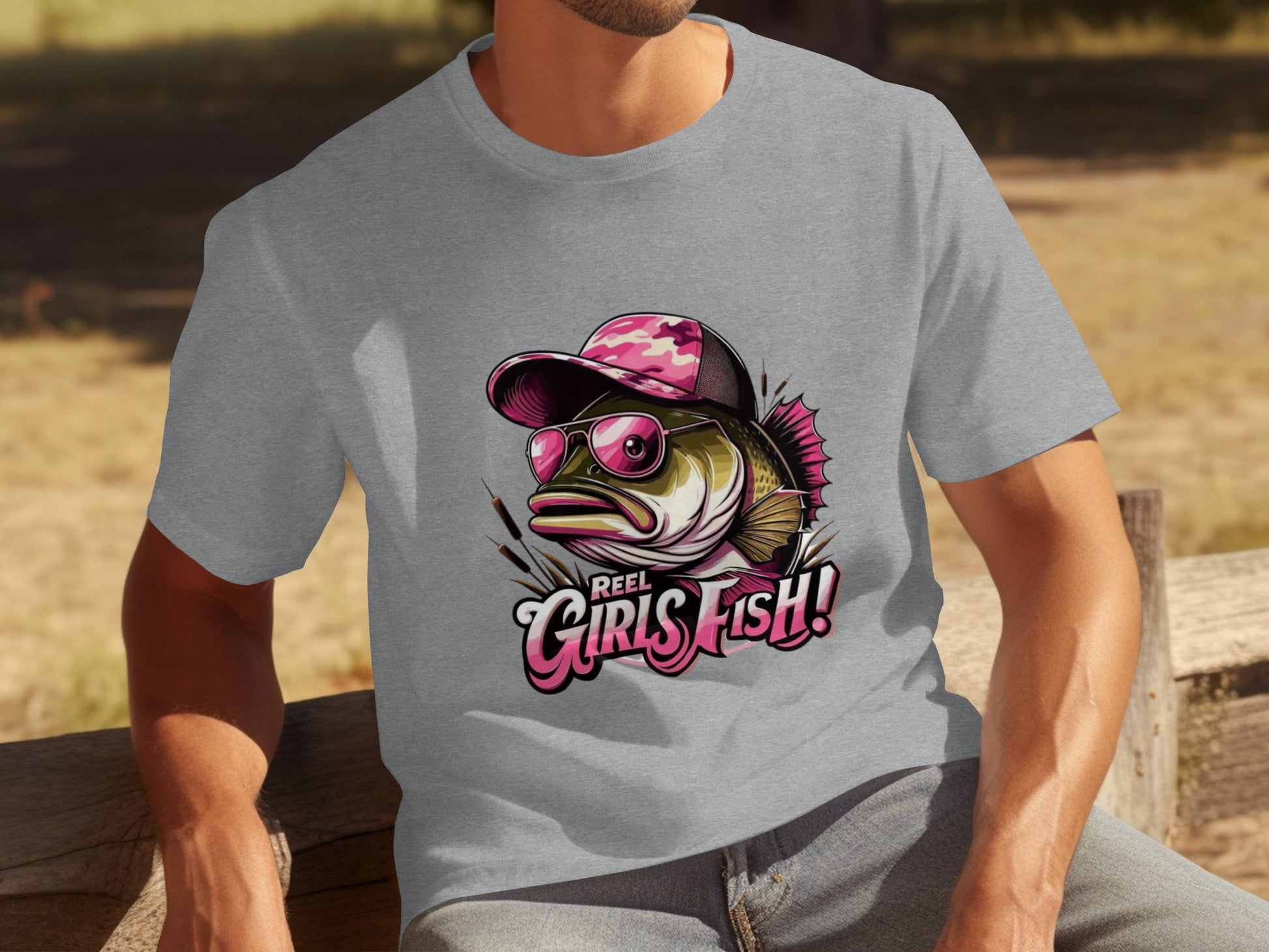Reel Girls Fish Graphic Tee for Fishing Enthusiasts
