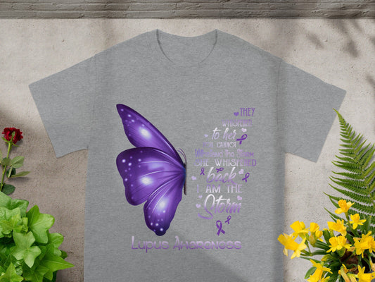 Lupus Awareness They Whispered to Her T-shirt