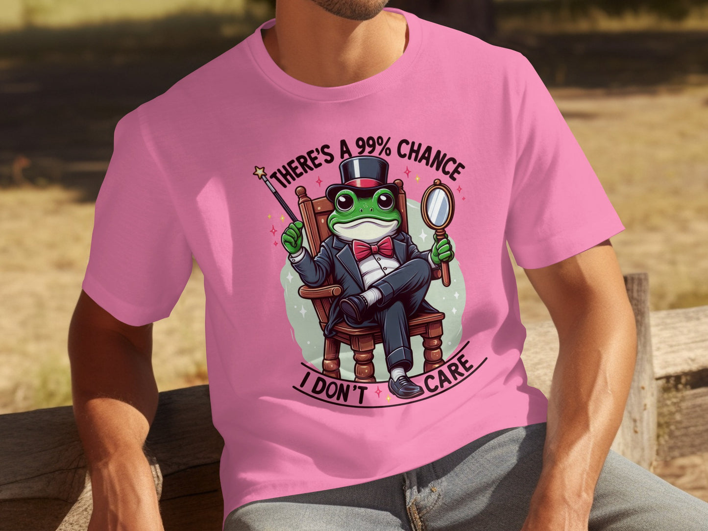 There's A 99% Chance I Don't Care Frog Shirt