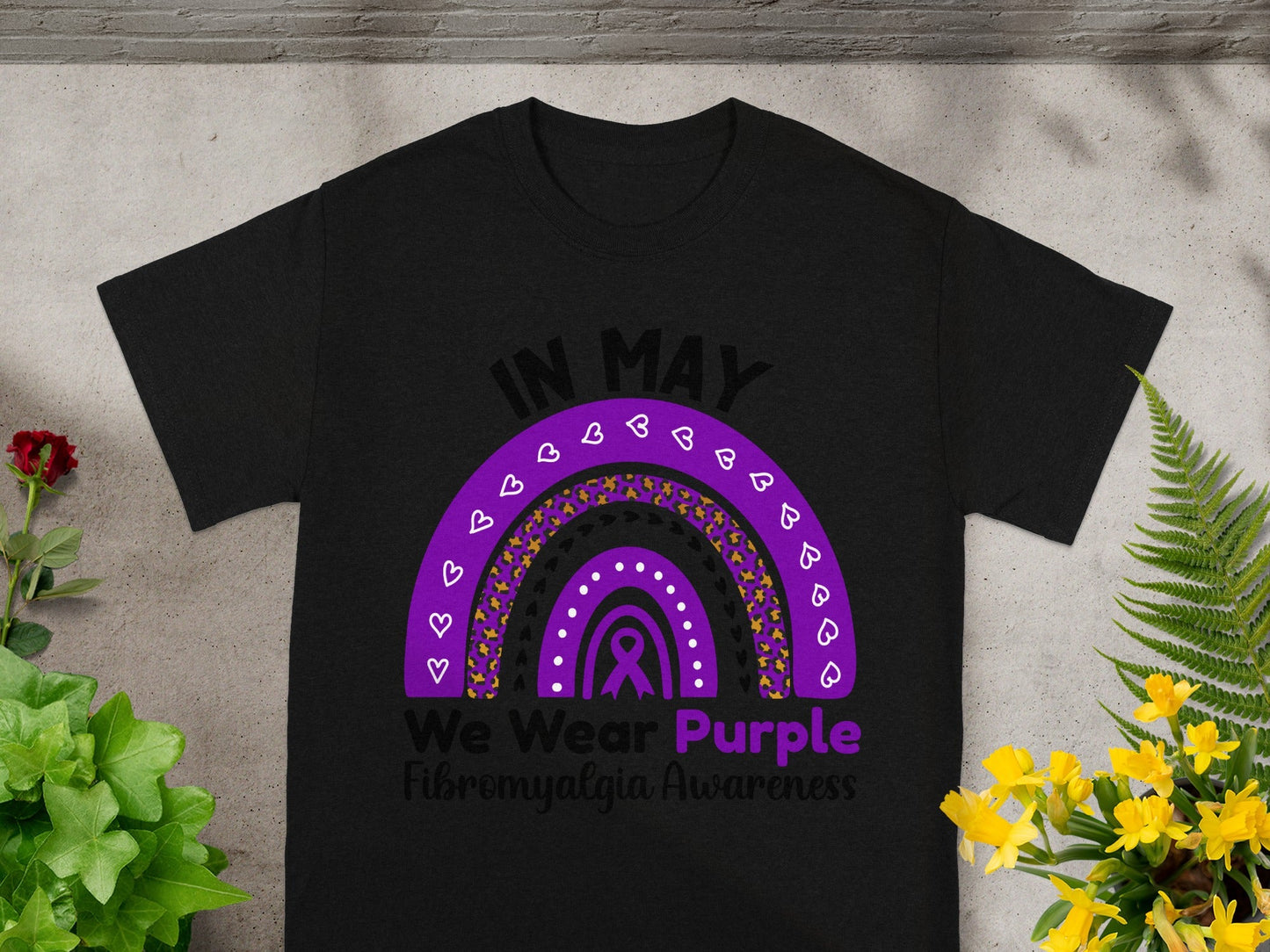 In May We Wear Purple Fibromyalgia Awareness Shirt