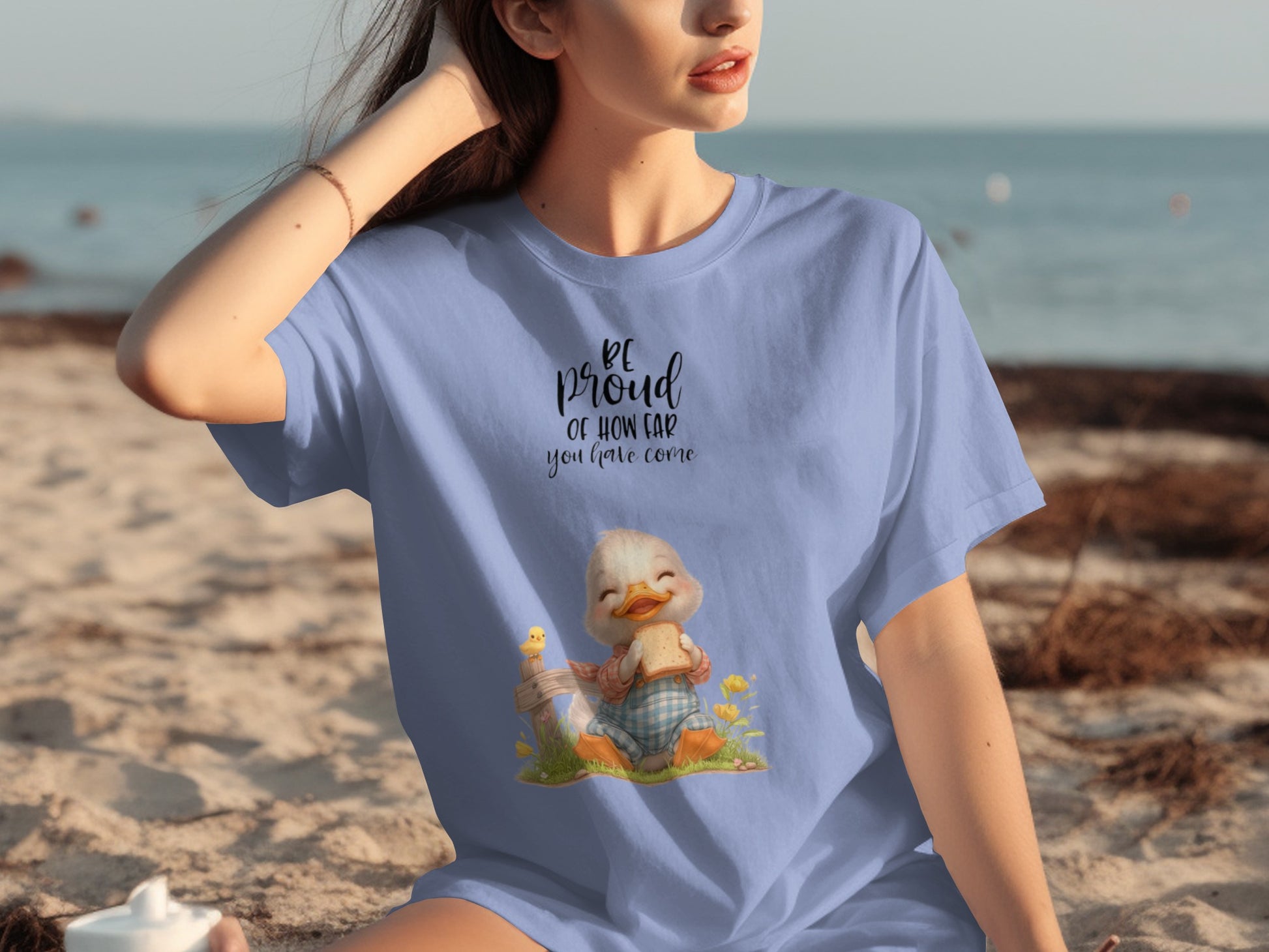 Be Proud Of How Far You Have Come Duck T-Shirt