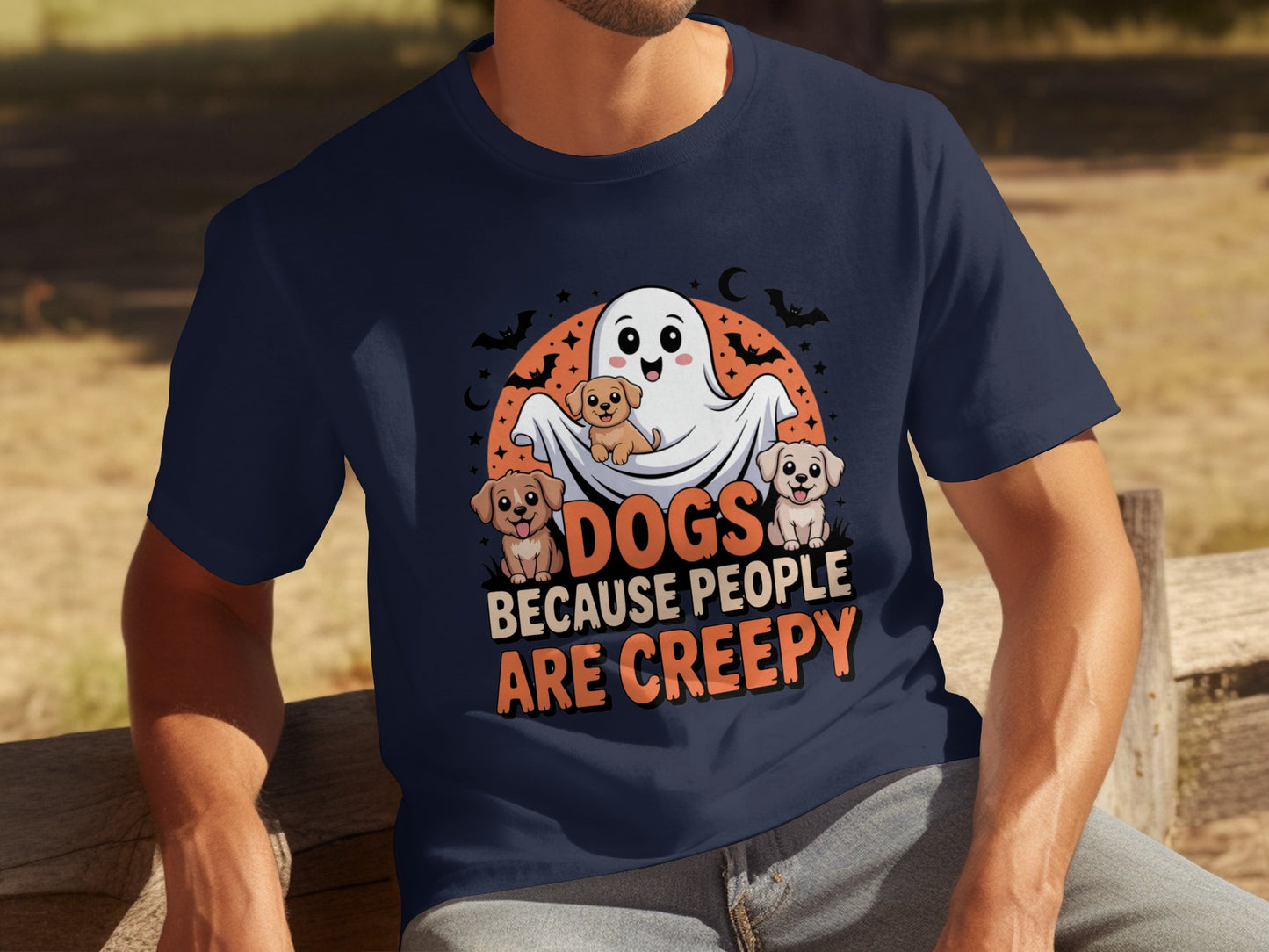 Dogs Because People Are Creepy Halloween Shirt