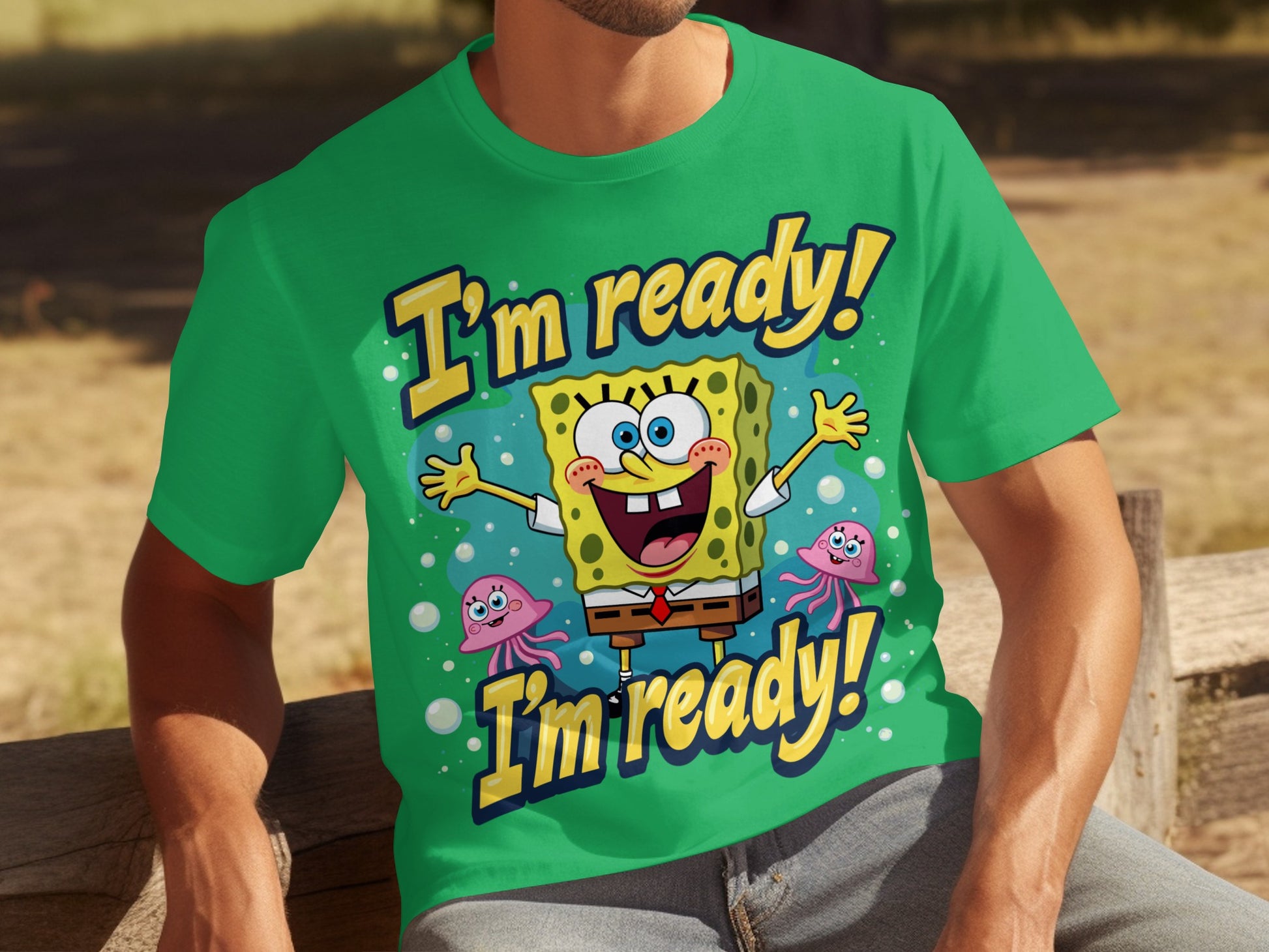 I'm Ready! I'm Ready! SpongeBob Graphic T-Shirt