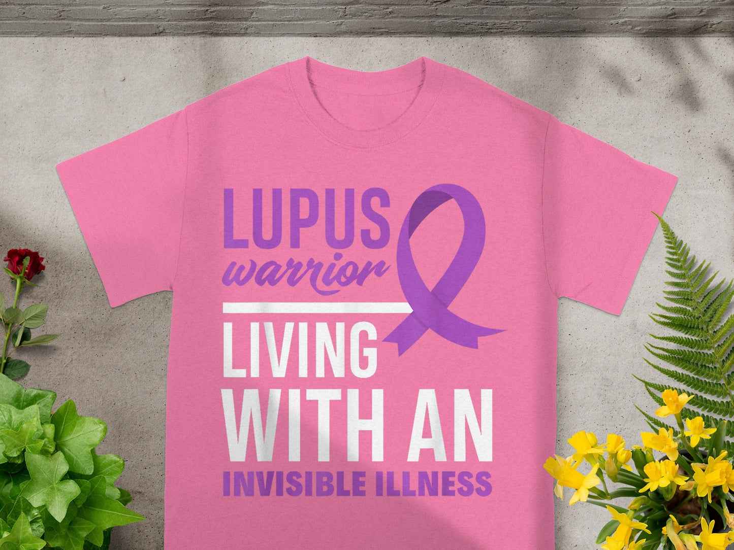 Lupus Warrior Living with an Invisible Illness T-Shirt