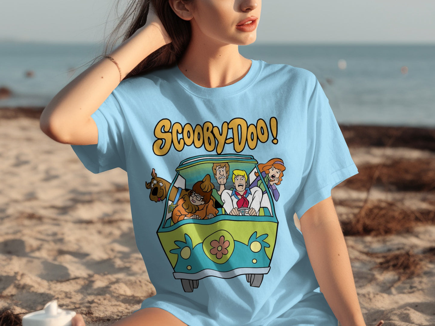 Scooby-Doo Cartoon Characters Beach Day T-shirt
