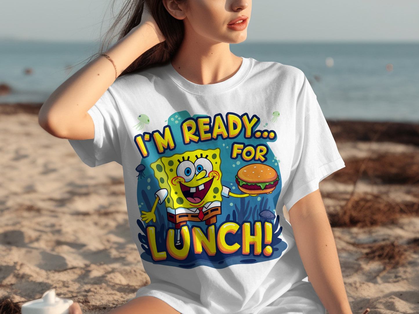 I'm Ready for Lunch Spongebob Graphic T-Shirt
