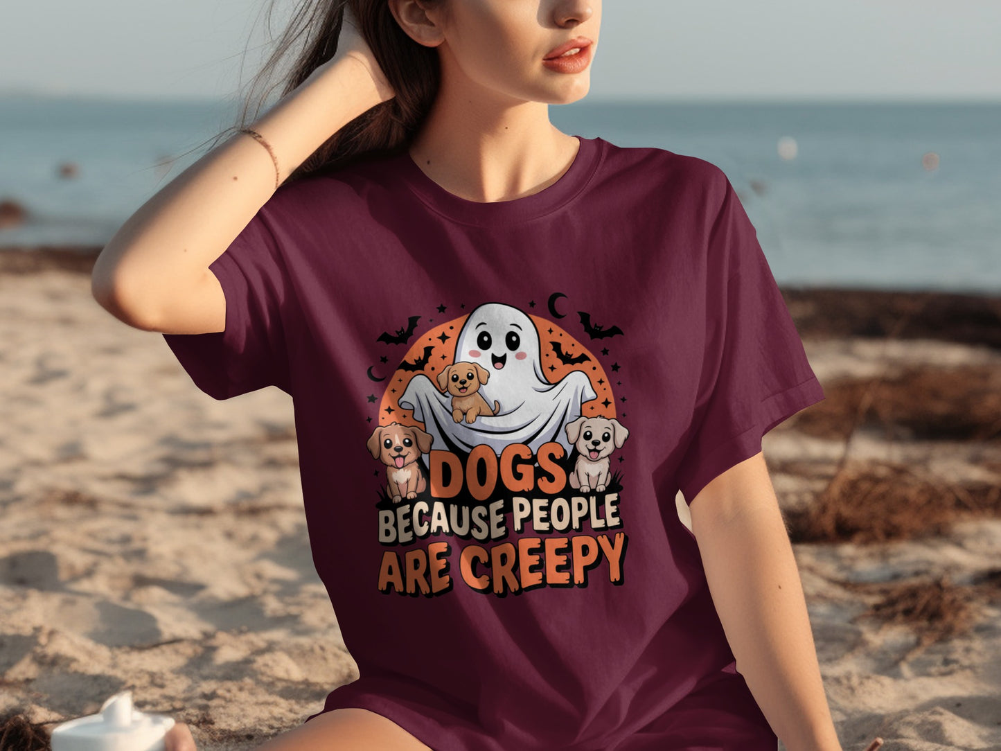 Dogs Because People Are Creepy Halloween Shirt