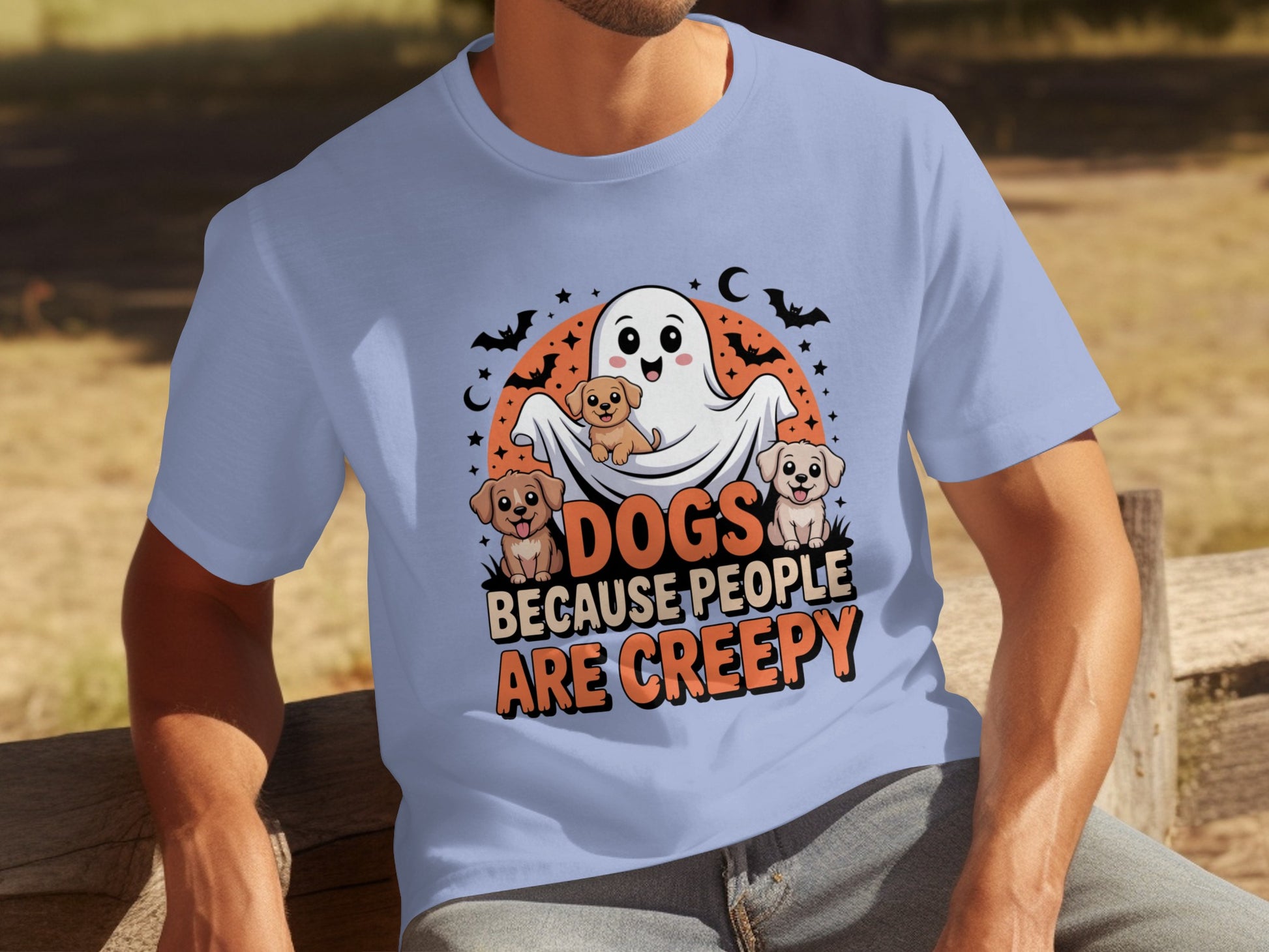 Dogs Because People Are Creepy Halloween T-shirt
