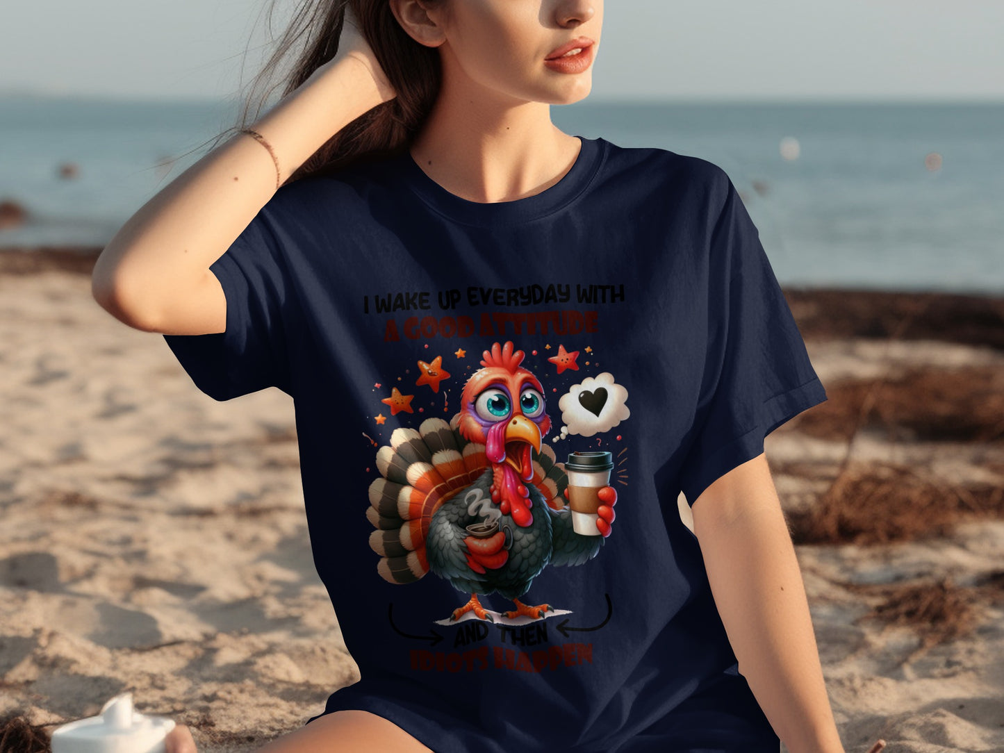 I Wake Up Everyday With A Good Attitude Funny T-Shirt