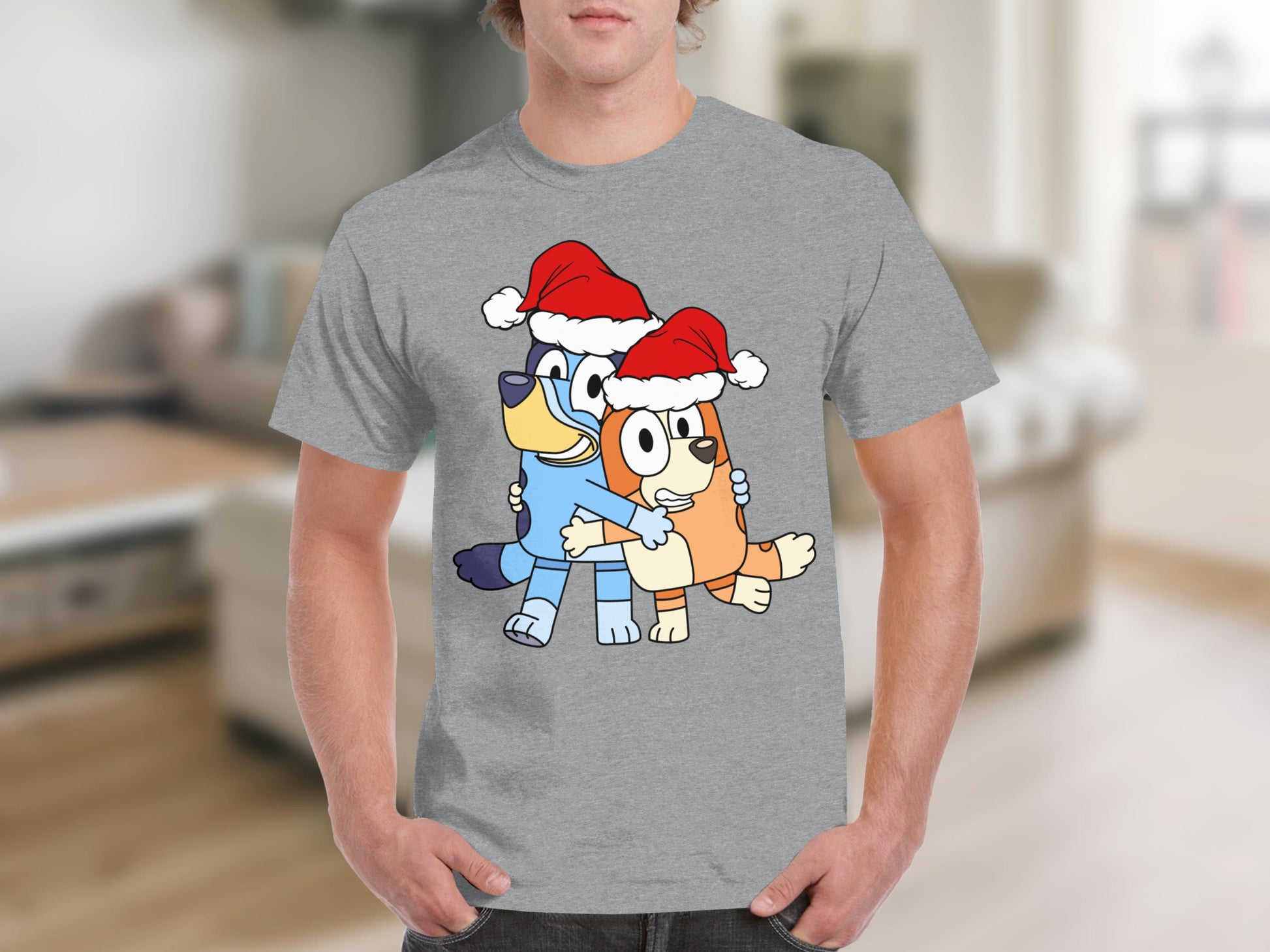 Festive Holiday Cartoon Characters T-shirt for All Ages