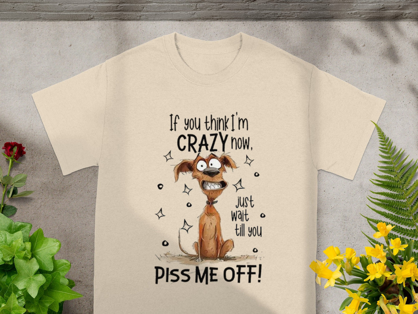 If you think I'm crazy now just wait till you piss me off shirt