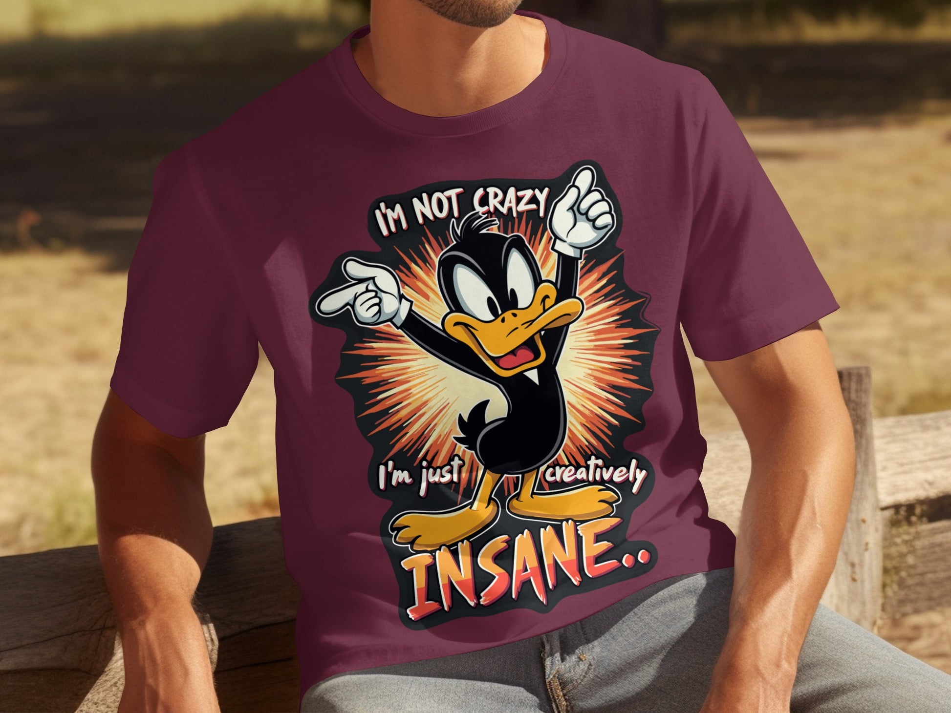 I'm Not Crazy Creatively Insane Graphic T-shirt