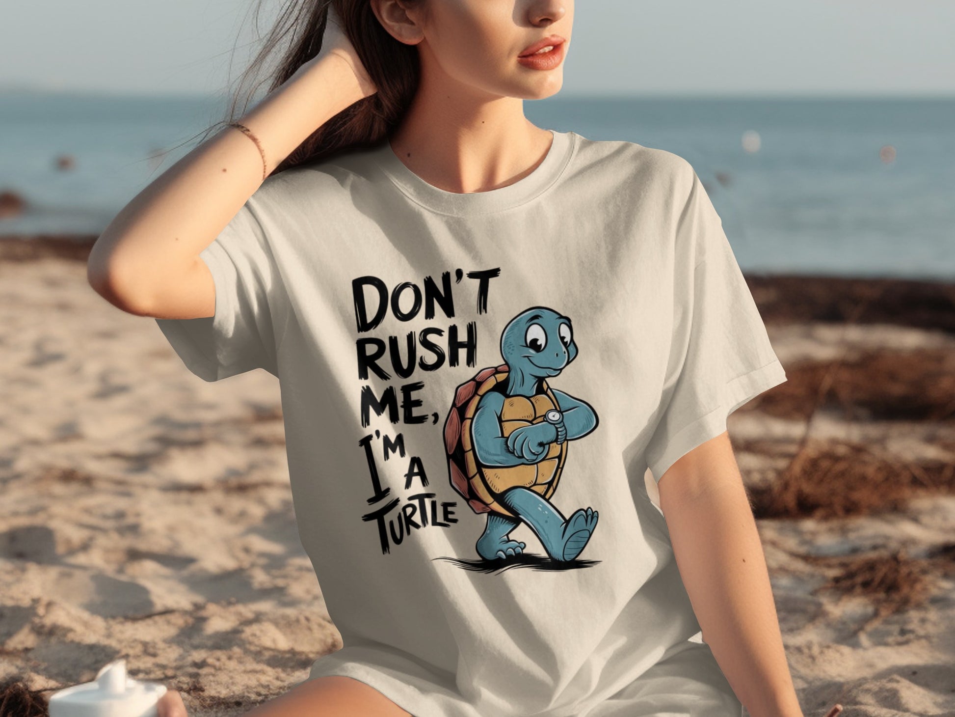 Don't Rush Me I'm A Turtle Graphic T-Shirt