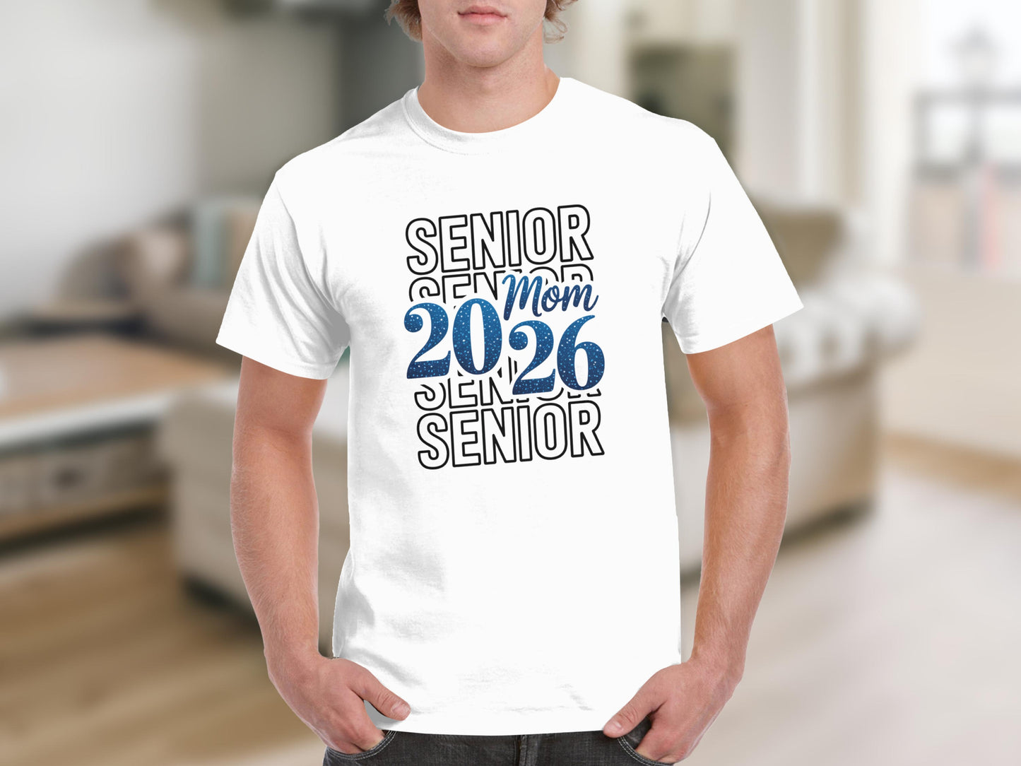 Senior Mom 2026 Graduation T-Shirt for Parents