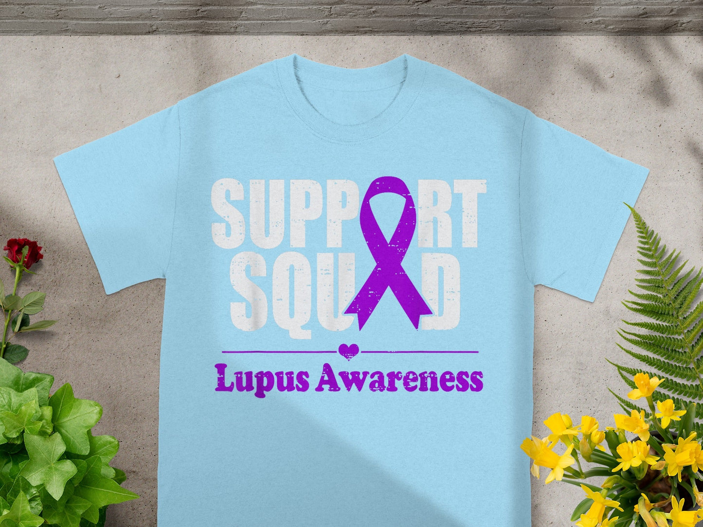 Support Squad Lupus Awareness T-shirt for Advocates