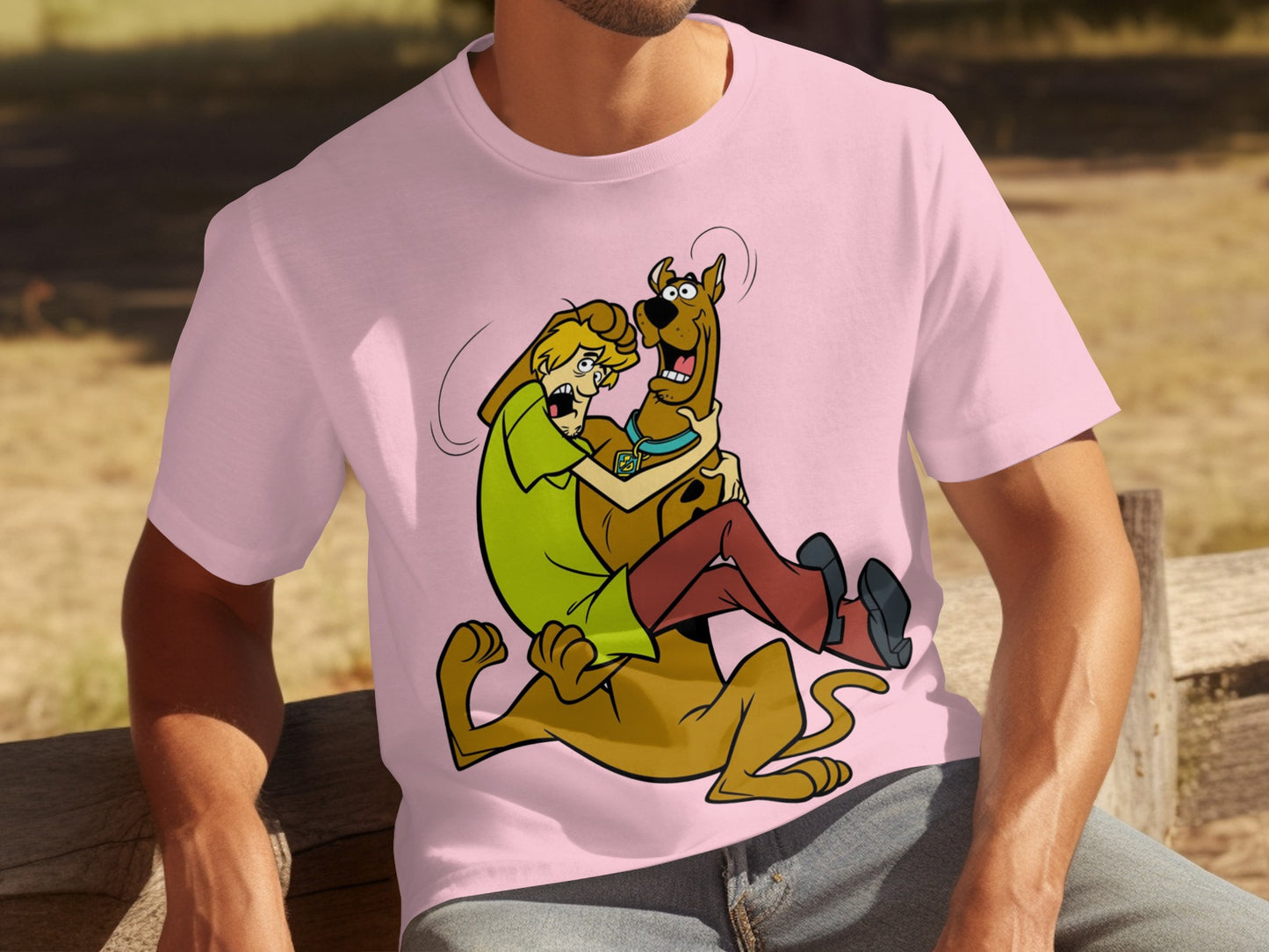 Scooby-Doo and Shaggy Graphic Tee Shirt Design