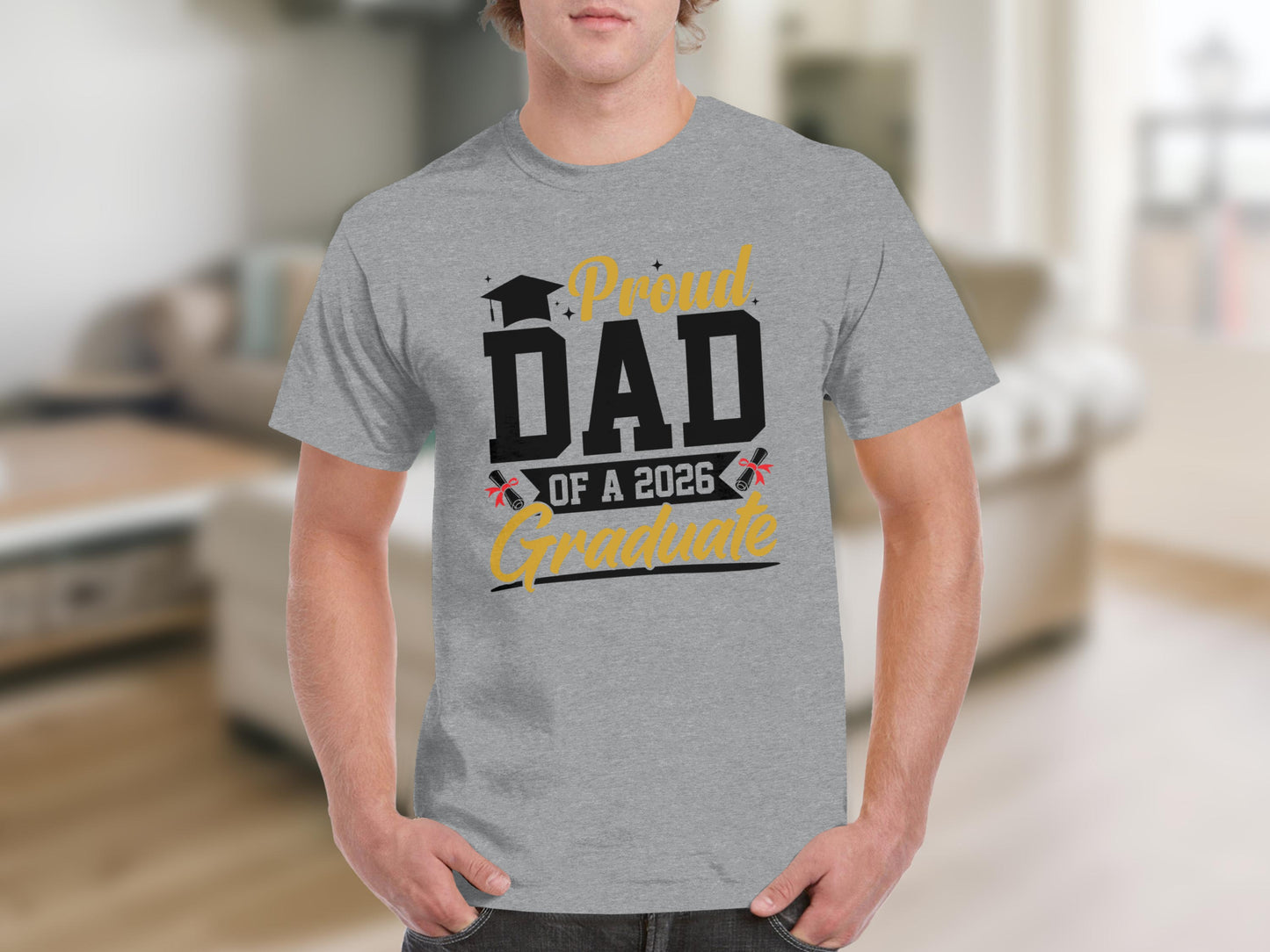 Proud Dad of a 2026 Graduate T-shirt