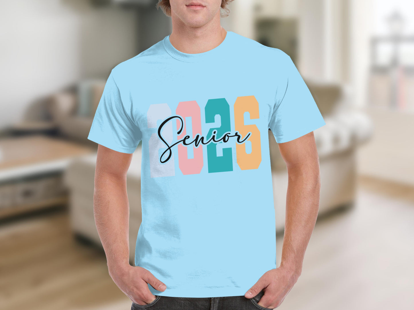 Class of 2026 Senior Graphic Print T-Shirt