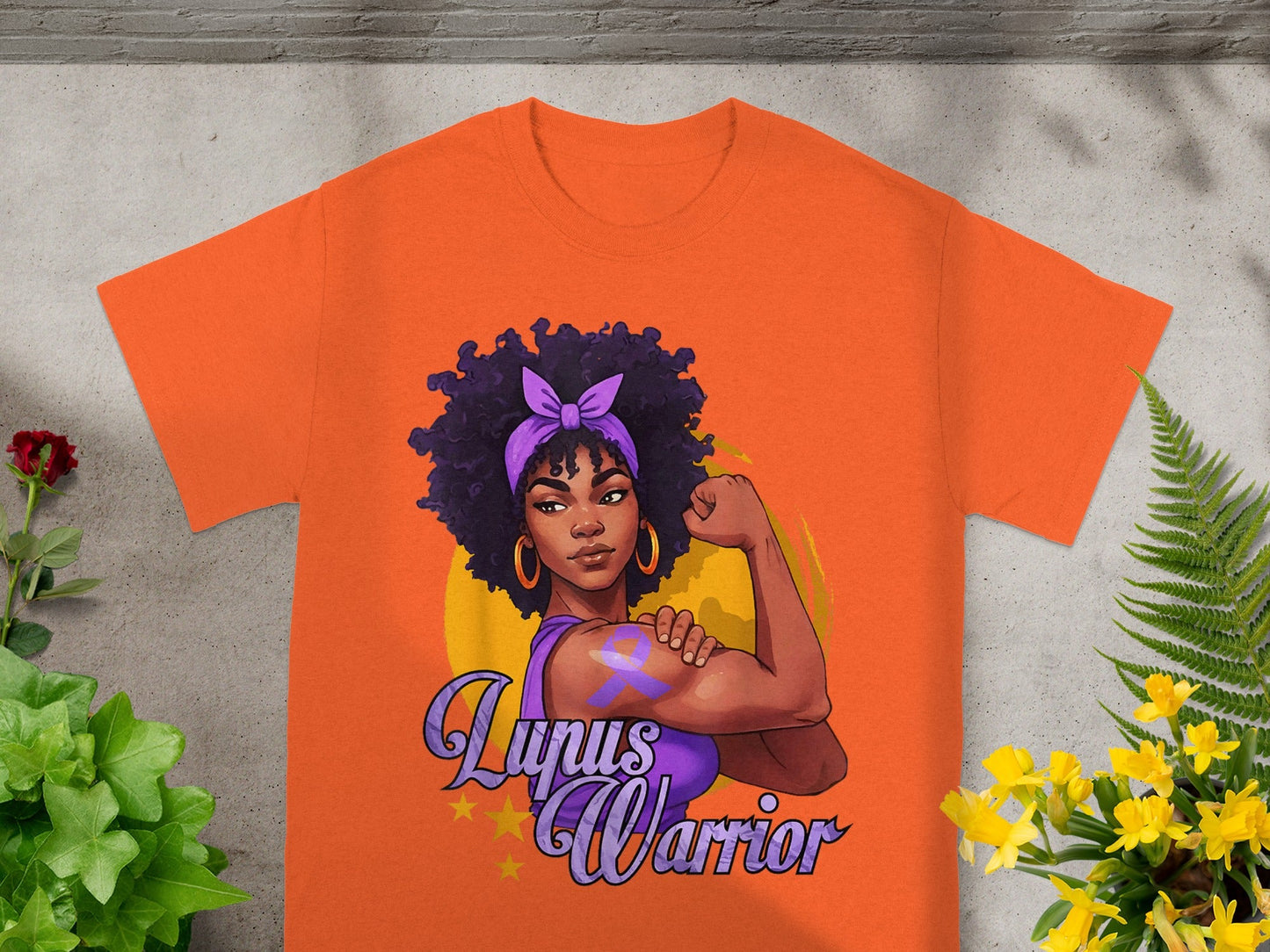 Lupus Warrior Graphic T-shirt Empowering Design Tee