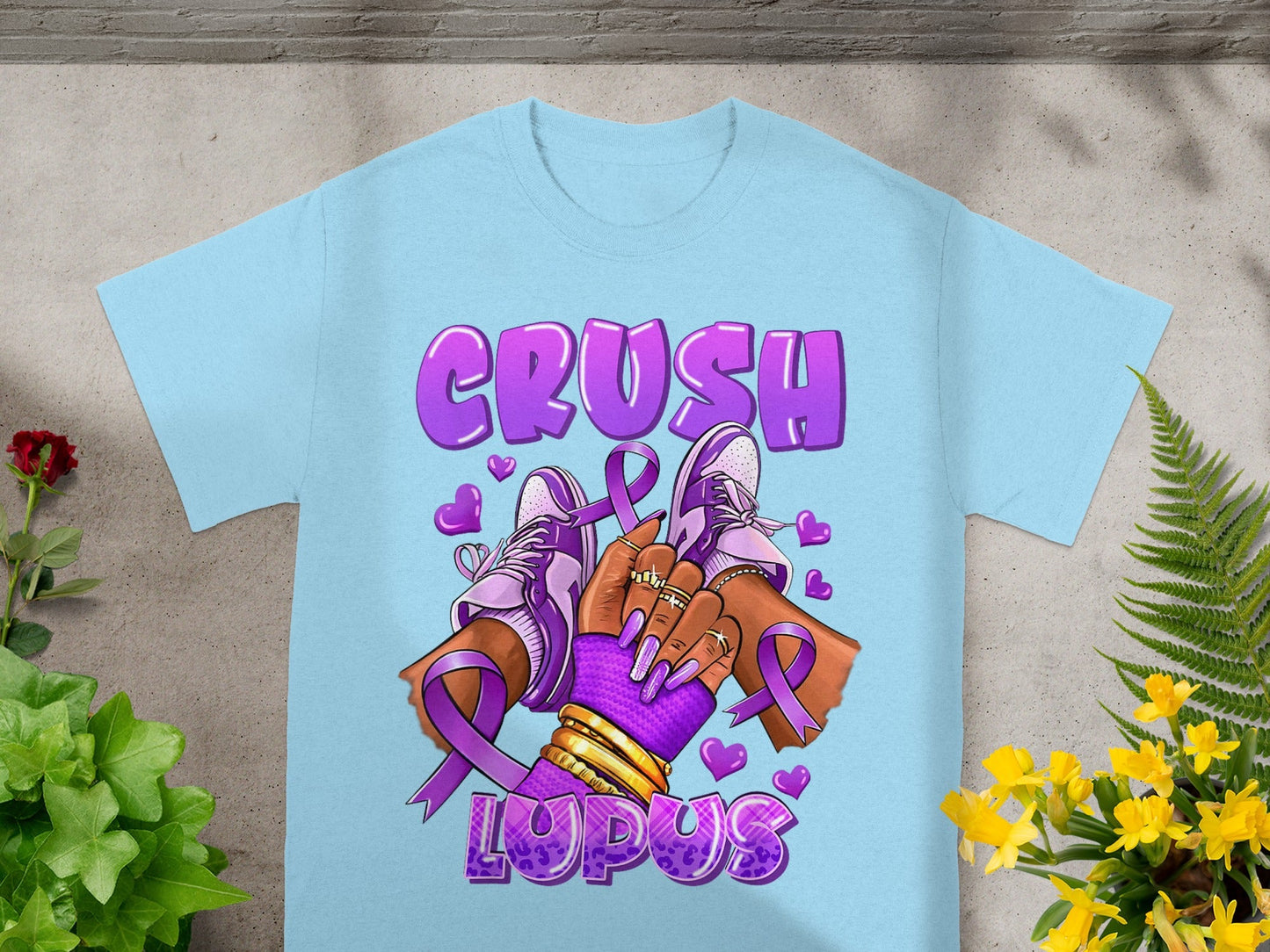Crush Lupus Awareness Graphic T-Shirt