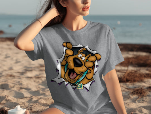 Scooby-Doo Animated Character Graphic T-Shirt