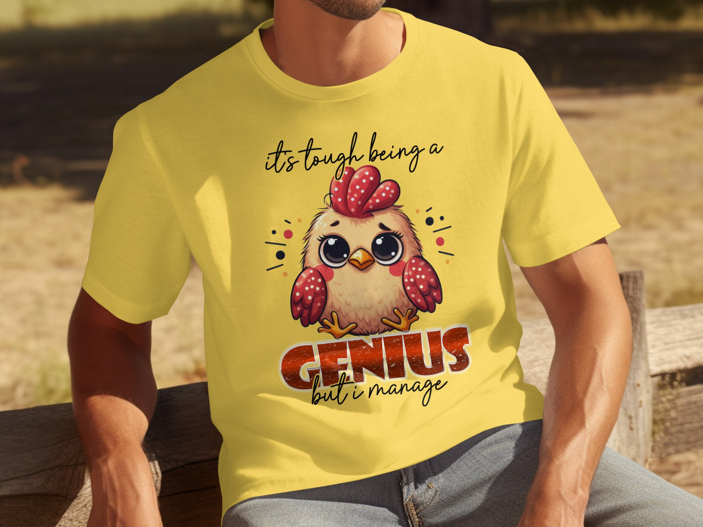 It's Tough Being a Genius But I Manage T-Shirt