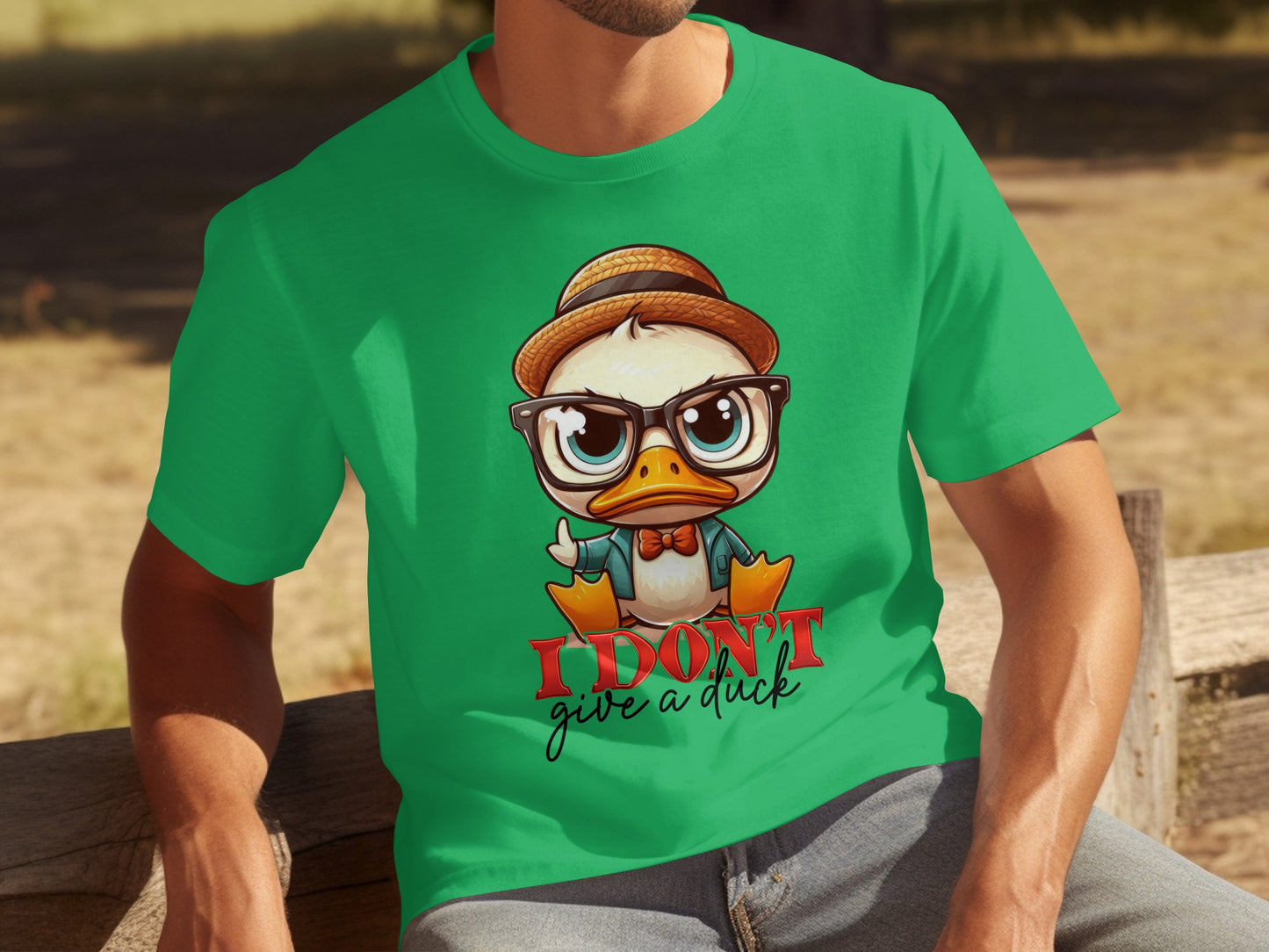 I Don't Give a Duck Funny Graphic T-Shirt