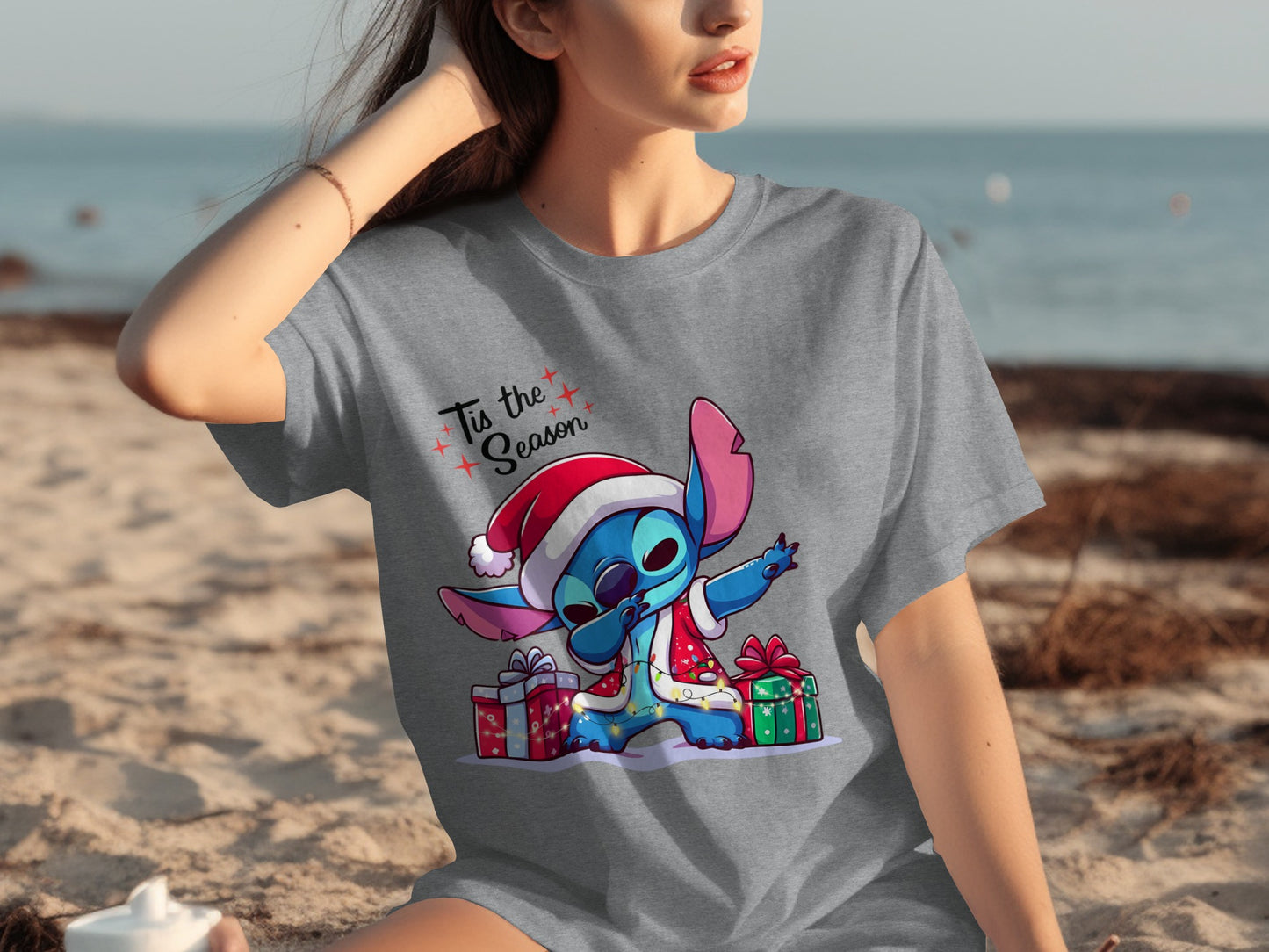 'Tis the Season Christmas Stitch Graphic T-Shirt'
