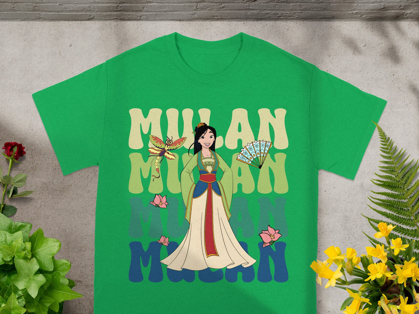Mulan: Warrior Spirit Retro T-Shirt