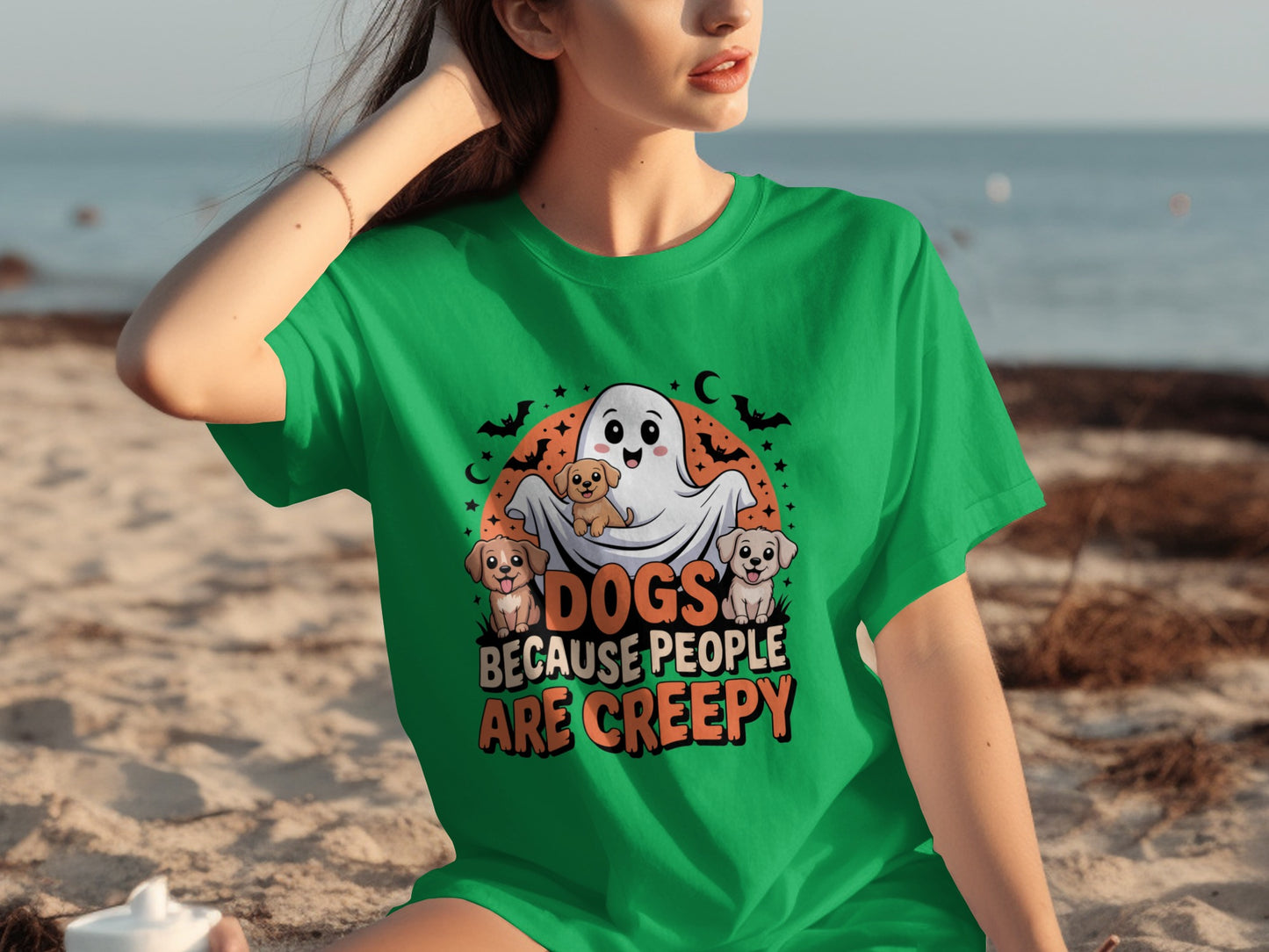 Dogs Because People Are Creepy Halloween Shirt