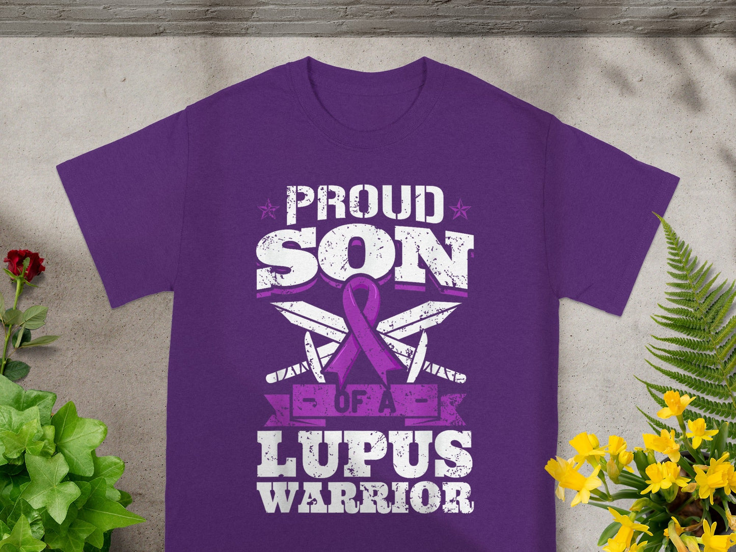 Proud Son of a Lupus Warrior Awareness T-Shirt