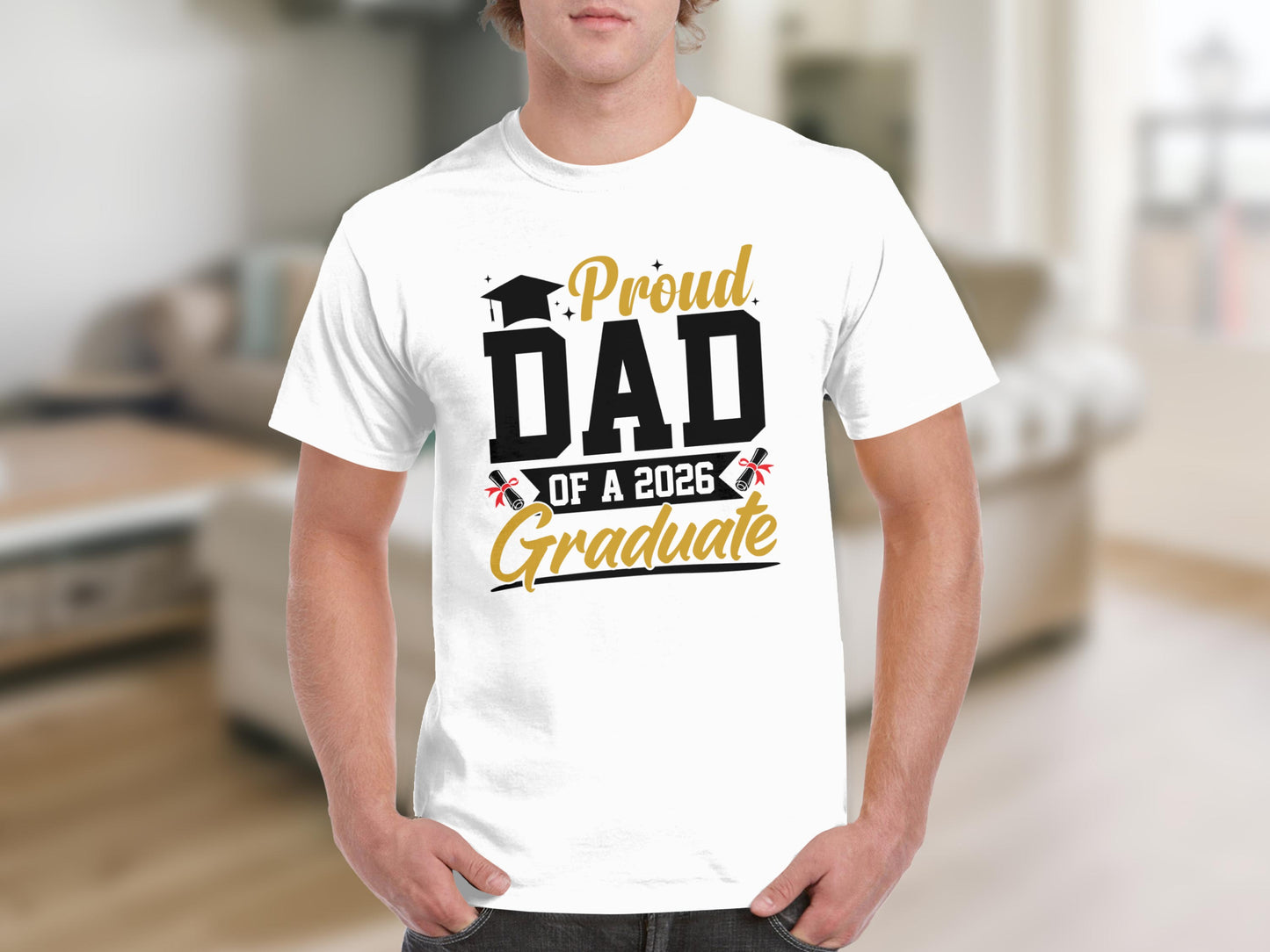Proud Dad of a 2026 Graduate T-shirt