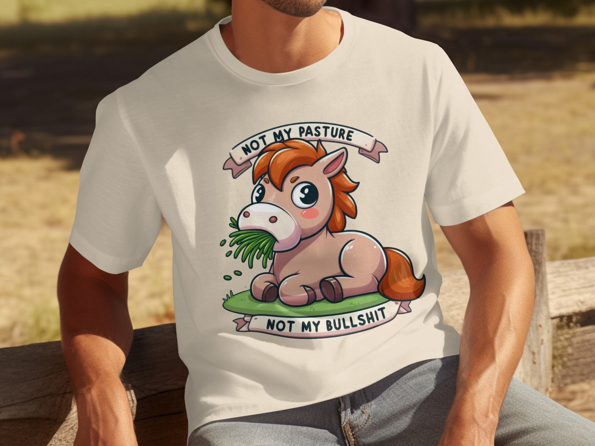 Not My Pasture Not My Bullshit Graphic Tee