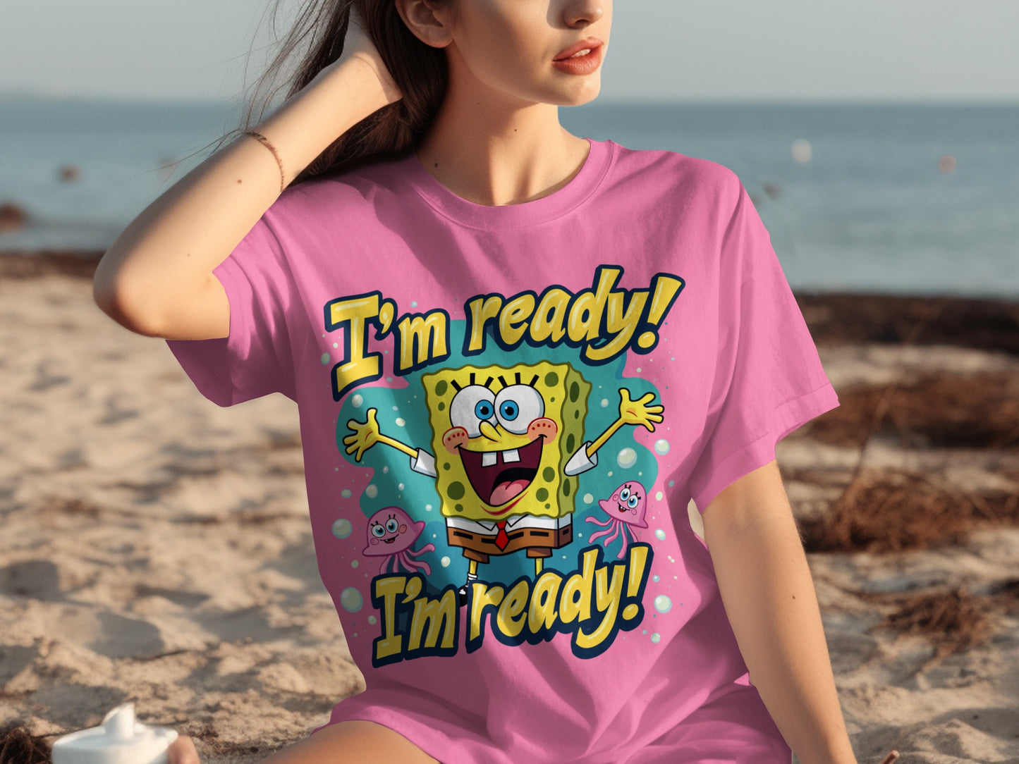 I'm Ready SpongeBob Graphic Unisex T-Shirt