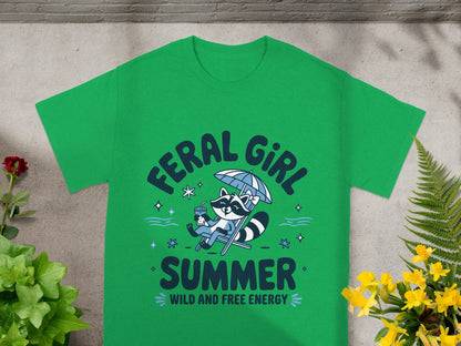 Feral Girl Summer Wild and Free Energy T-shirt