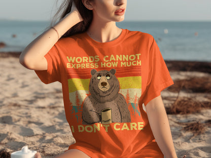 Words Cannot Express How Much I Don't Care T-shirt