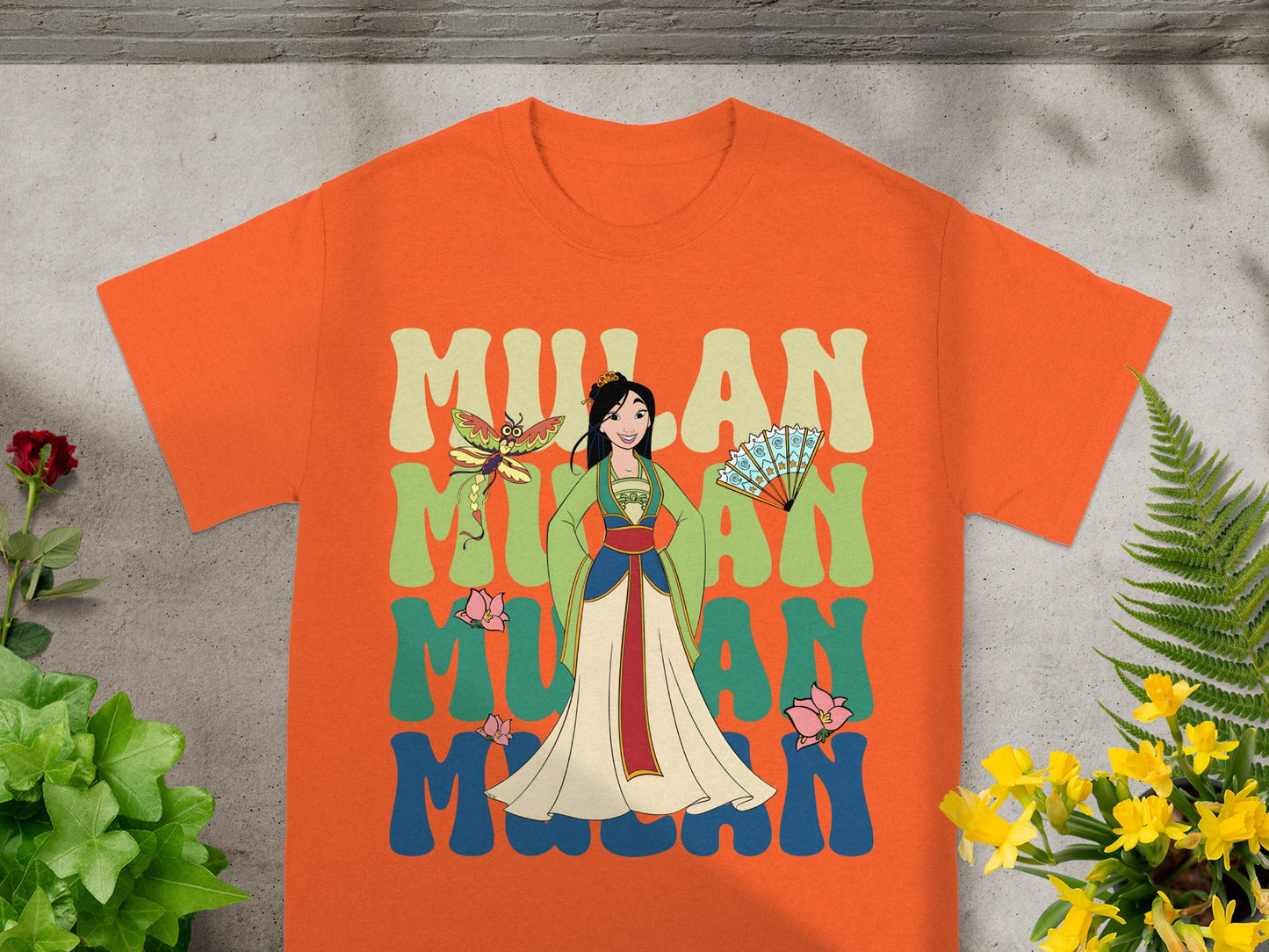 Mulan: Warrior Spirit Retro T-Shirt