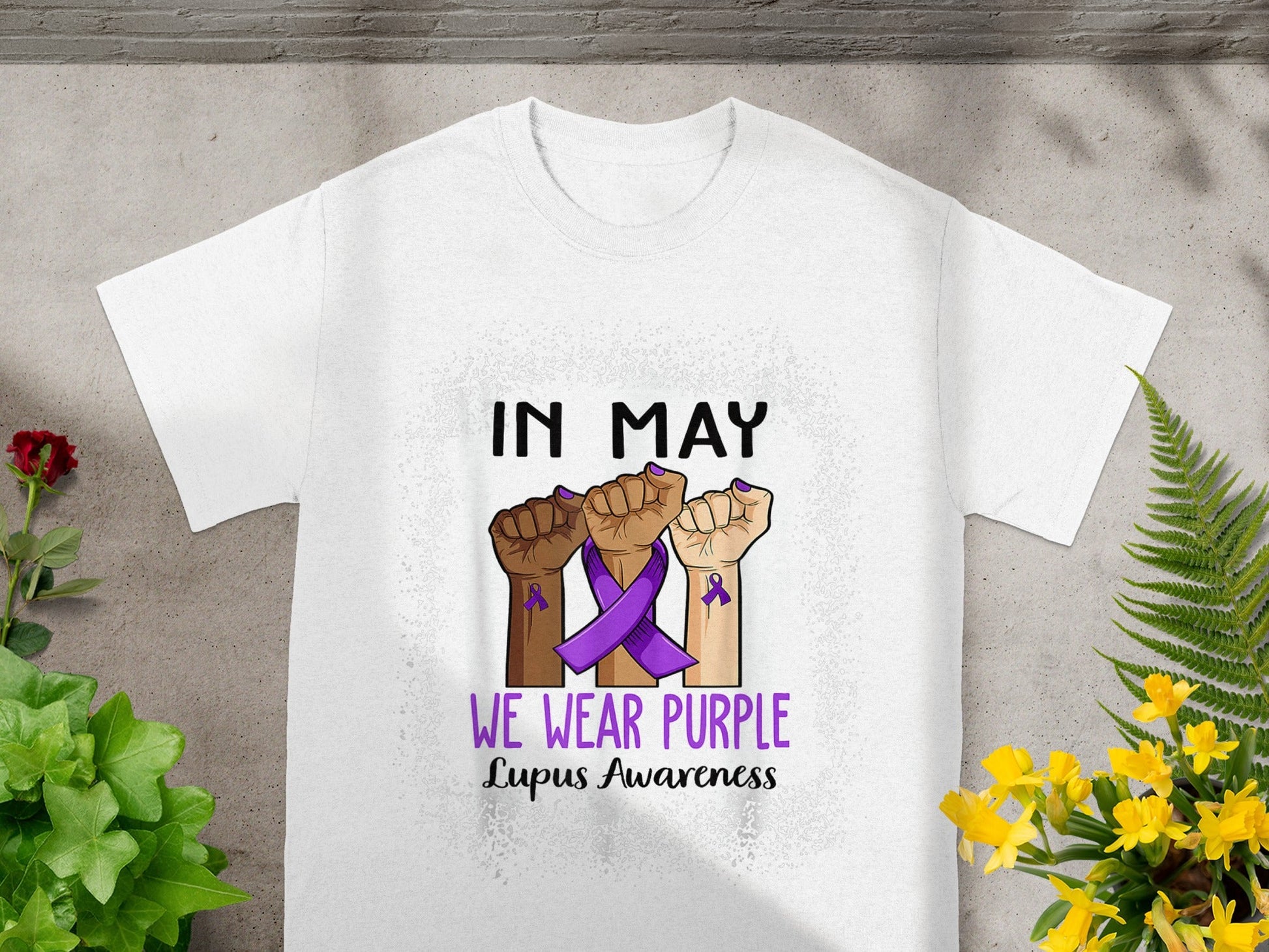 In May We Wear Purple Lupus Awareness T-shirt