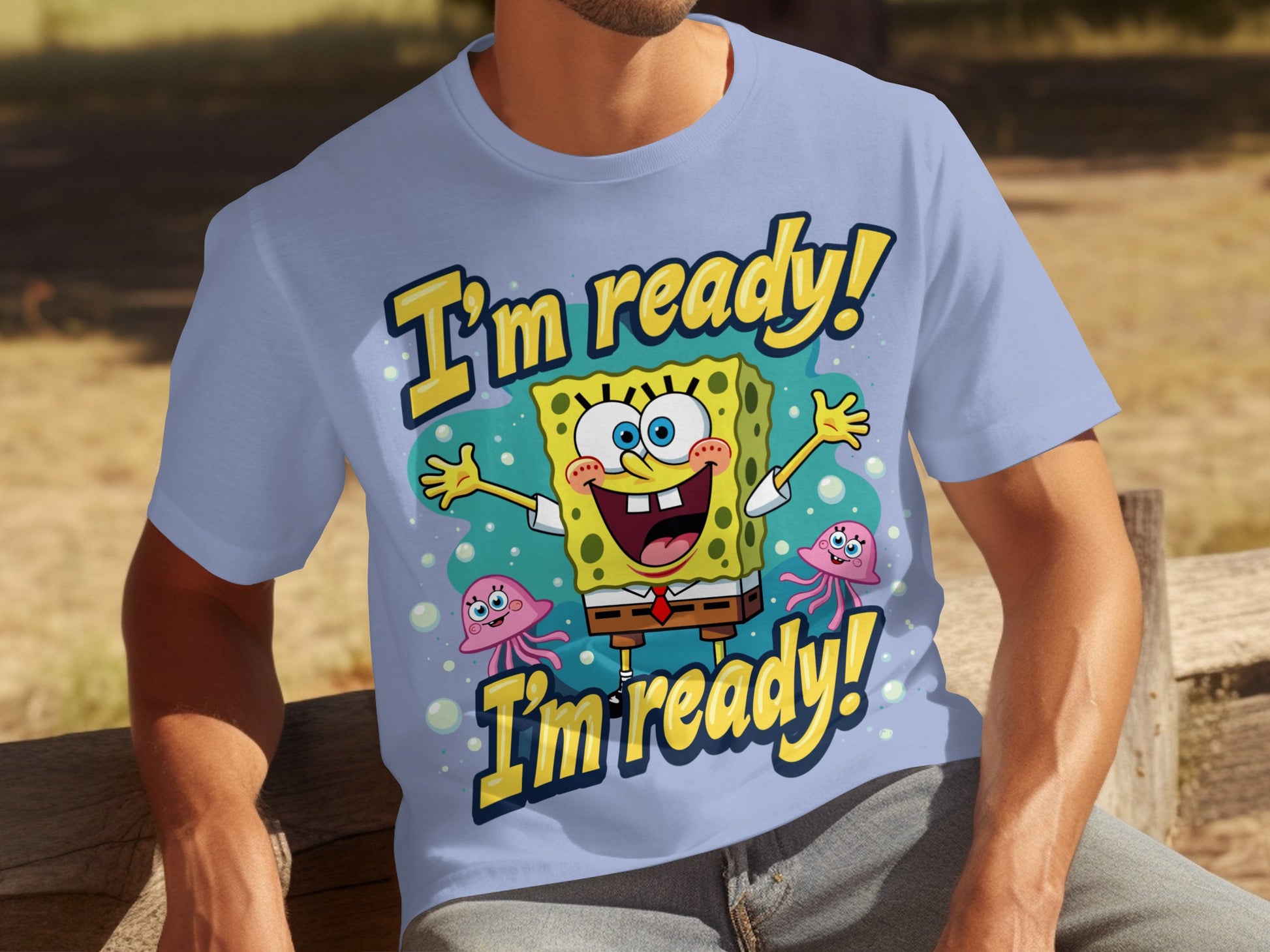 I'm Ready! SpongeBob SquarePants Graphic T-Shirt