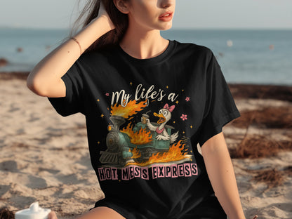 My Life's a Hot Mess Express Graphic T-Shirt