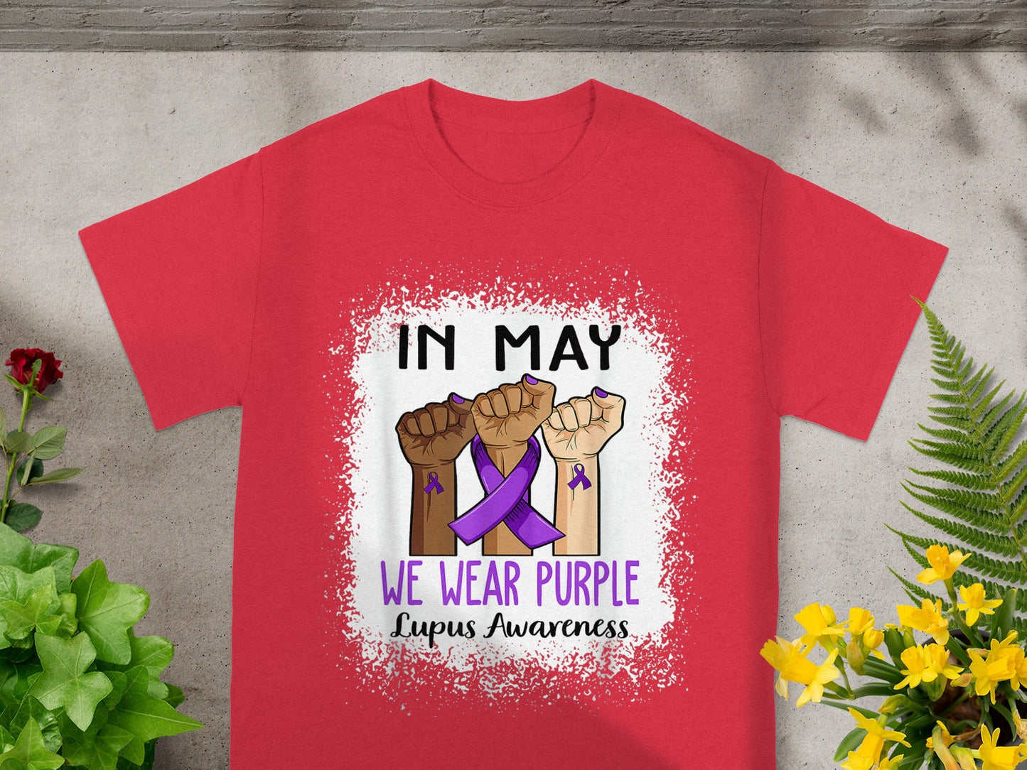 In May We Wear Purple Lupus Awareness T-Shirt