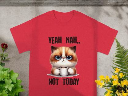 Grumpy Cat Yeah Nah Not Today Graphic Tee