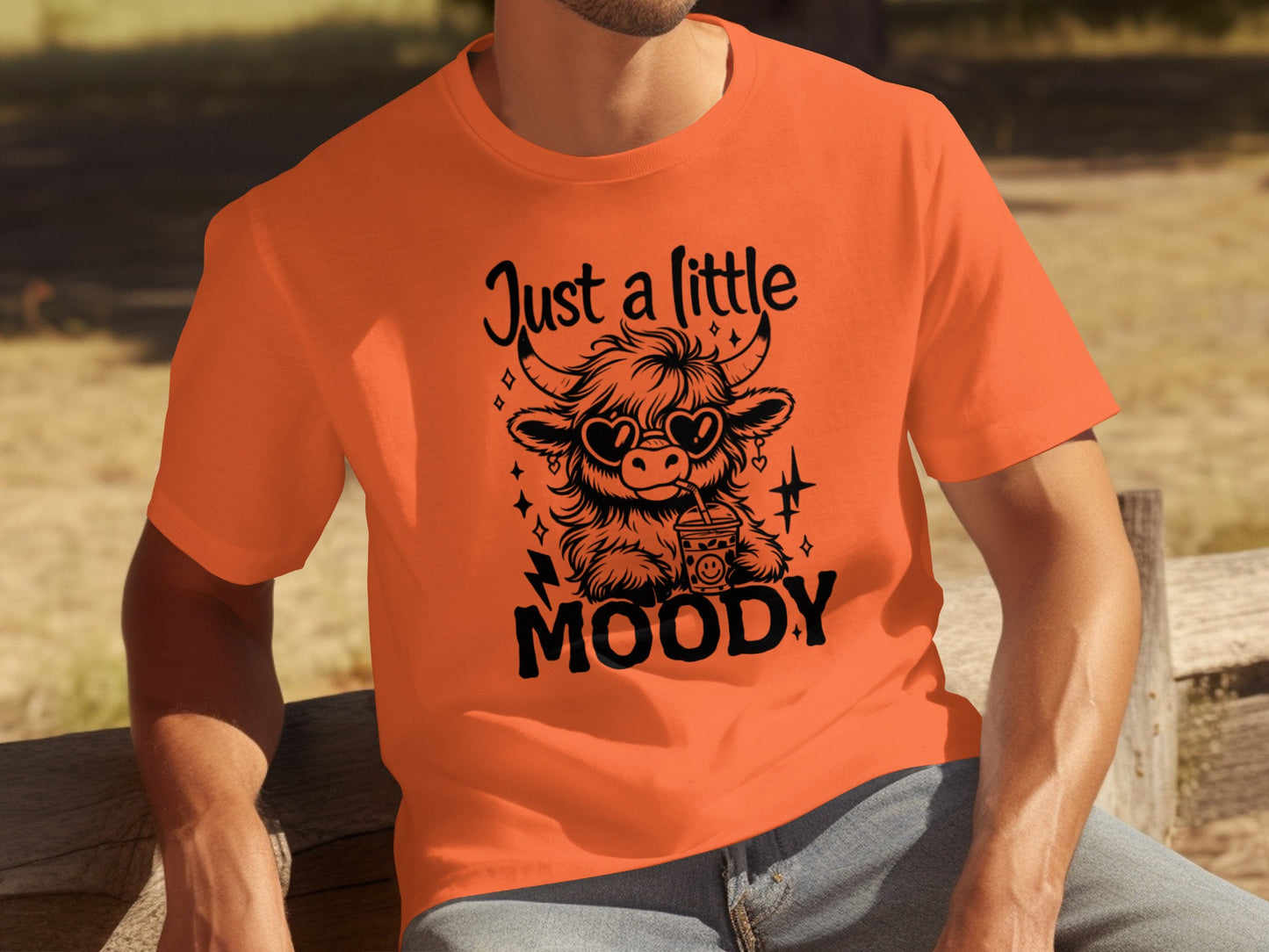 Just a Little Moody Graphic T-shirt