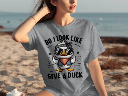 Do I Look Like I Give A Duck Graphic Shirt