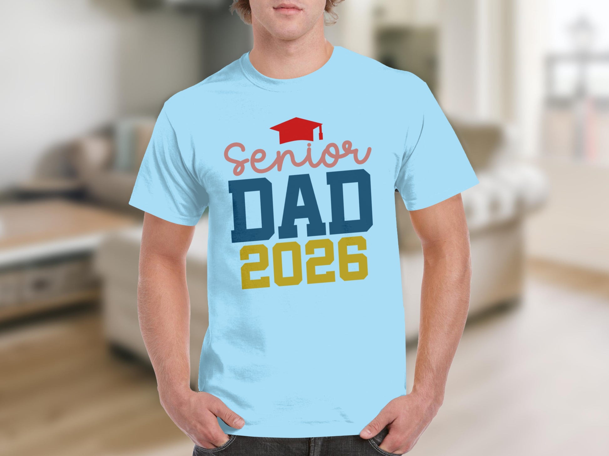 Senior Dad 2026 Graduation T-shirt for Celebrating Dads