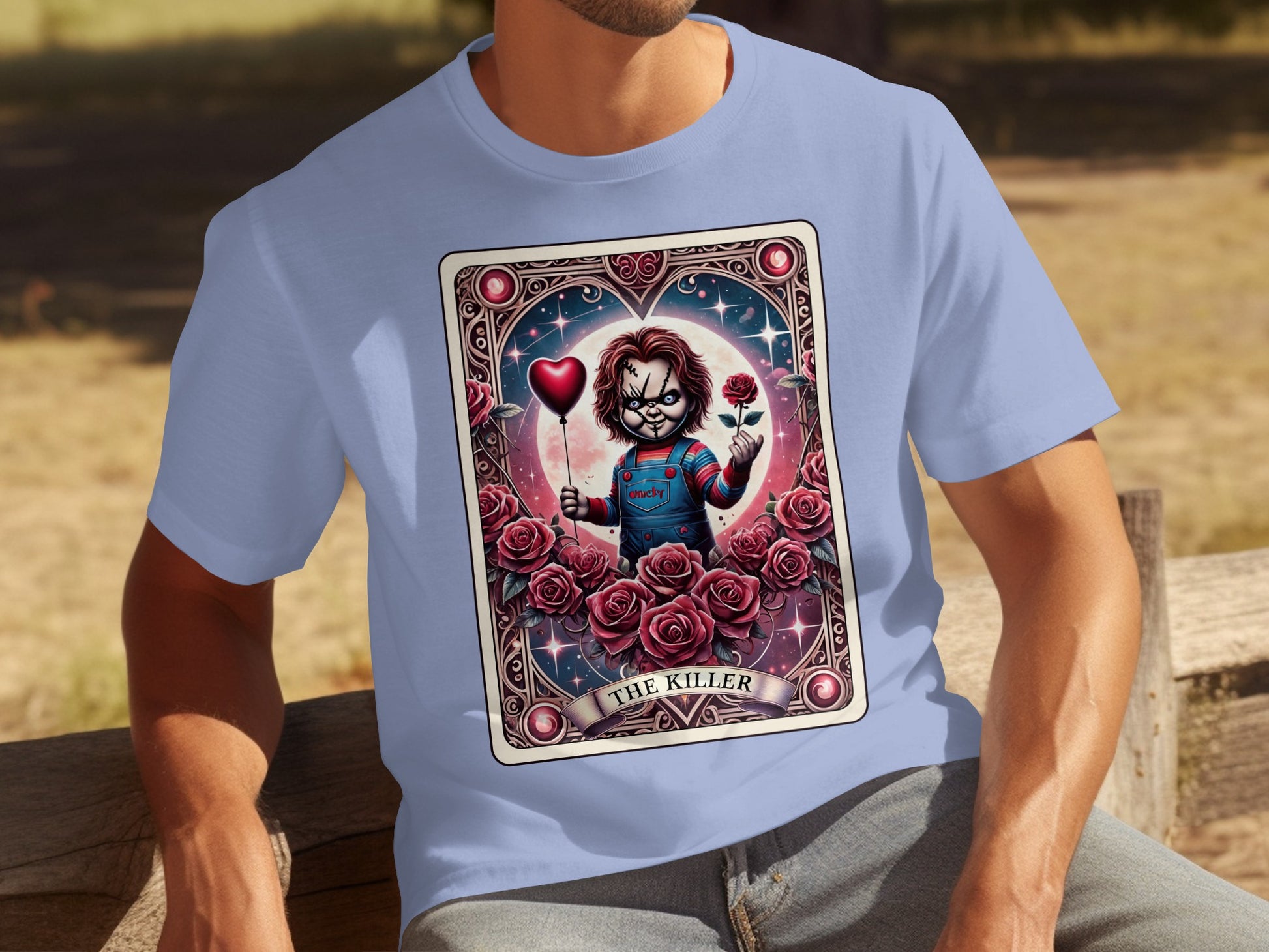 Chucky The Killer Graphic Design T-shirt